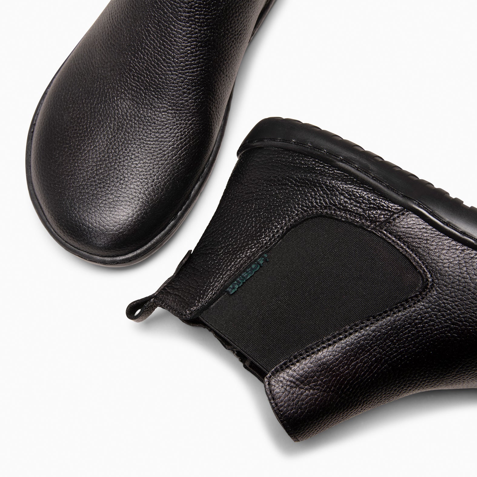 SAND -Botines tipo barefoot con elástico NEGRO