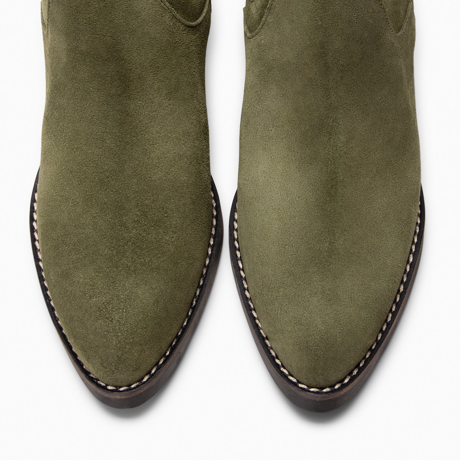 CASSIDY - Botines de tacón alto tipo Chelsea KAQUI