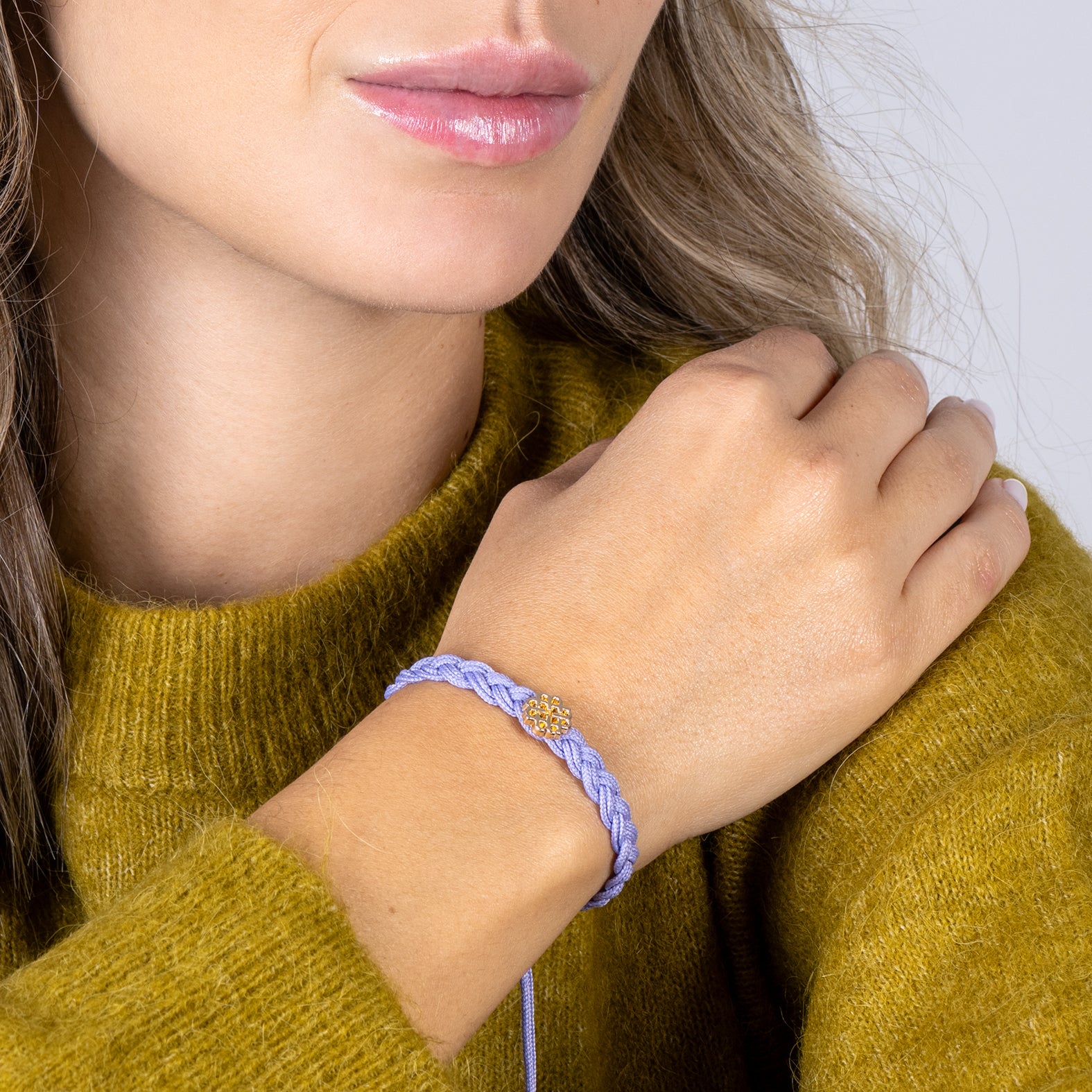 PULSERA MALVA DE LA ARMONÍA ORO