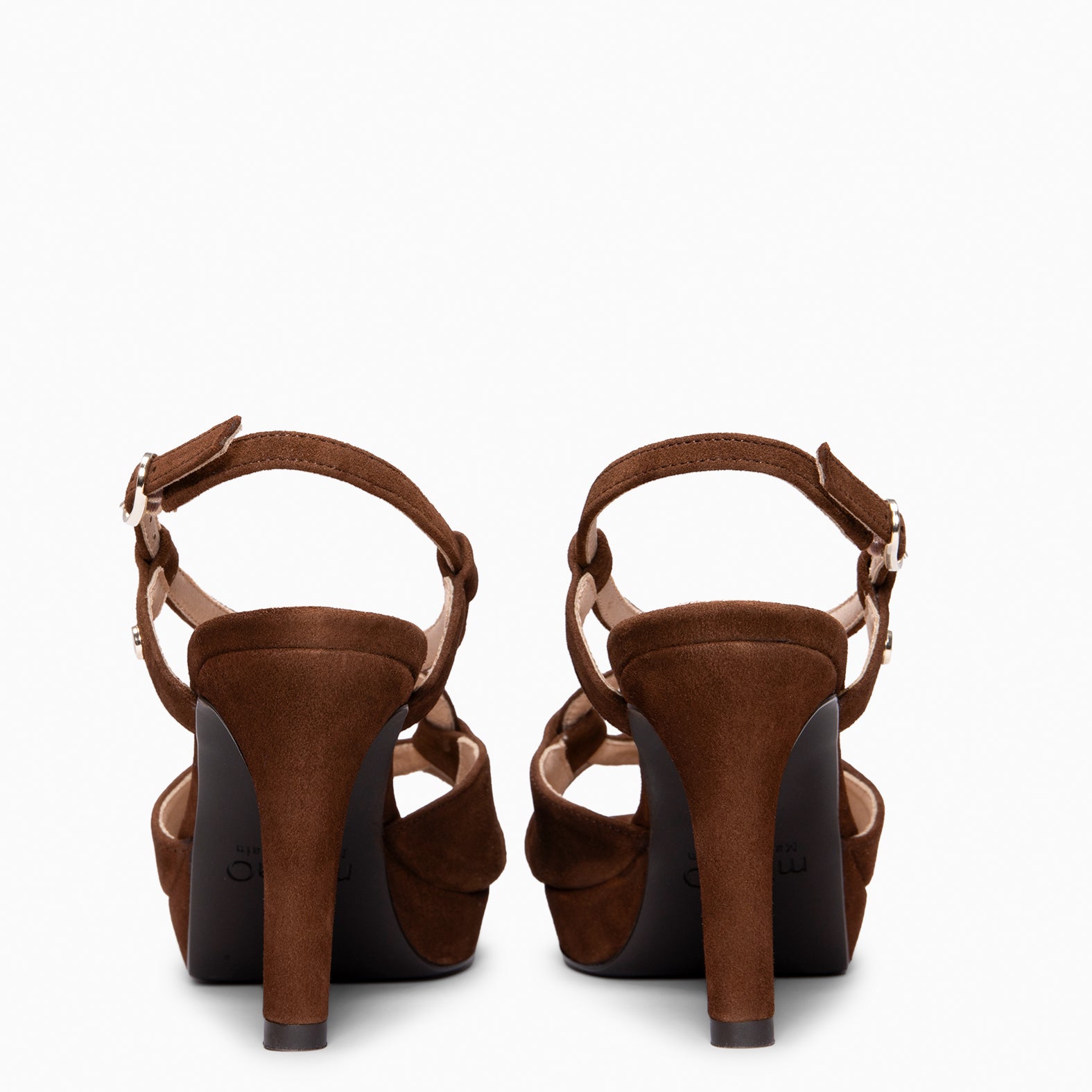 JUDITH - BROWN Heeled sandals