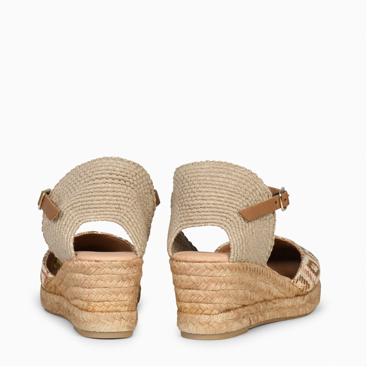 JAVEA – BEIGE raffia espadrilles