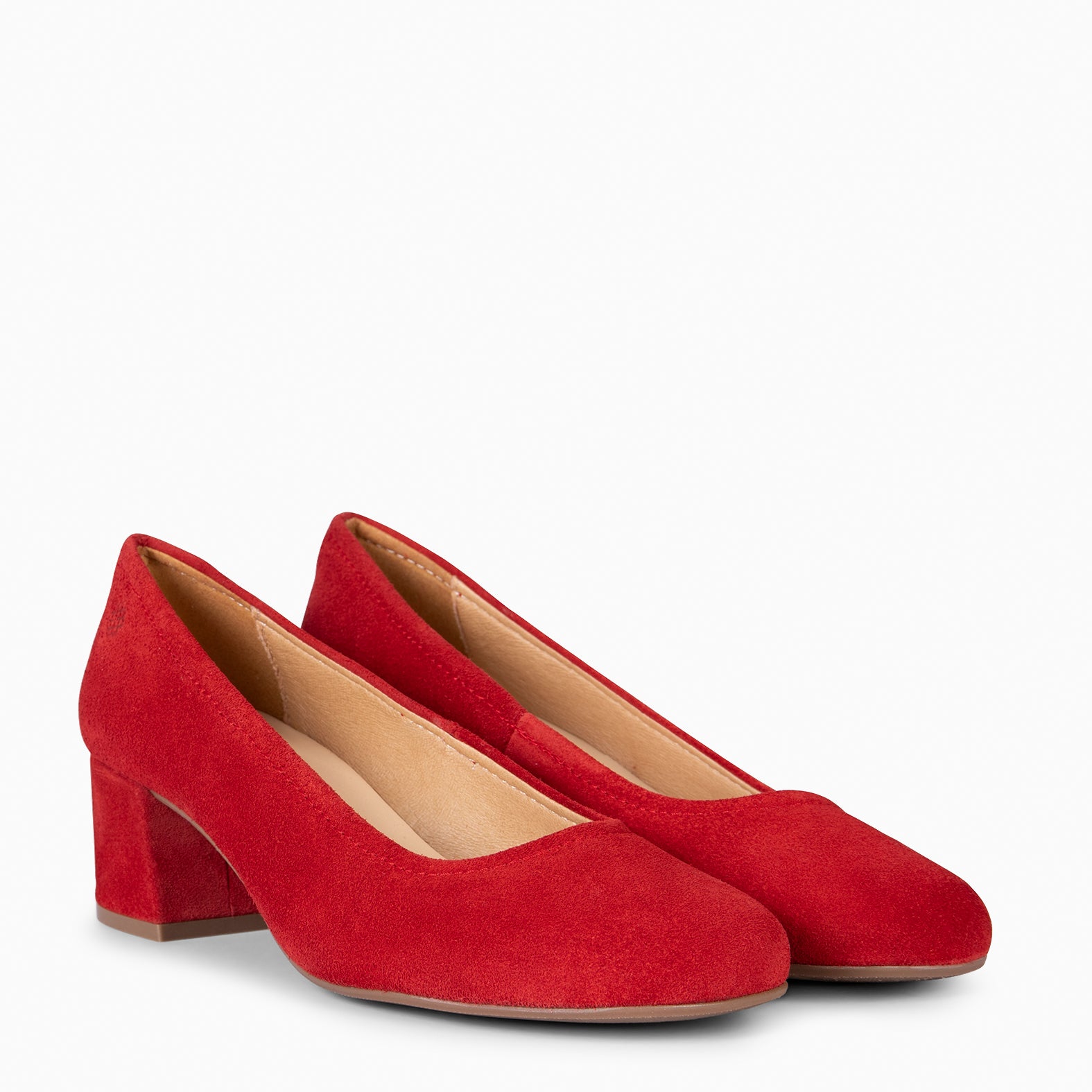 URBAN BARESOFT - Escarpins à talon en daim ROUGE