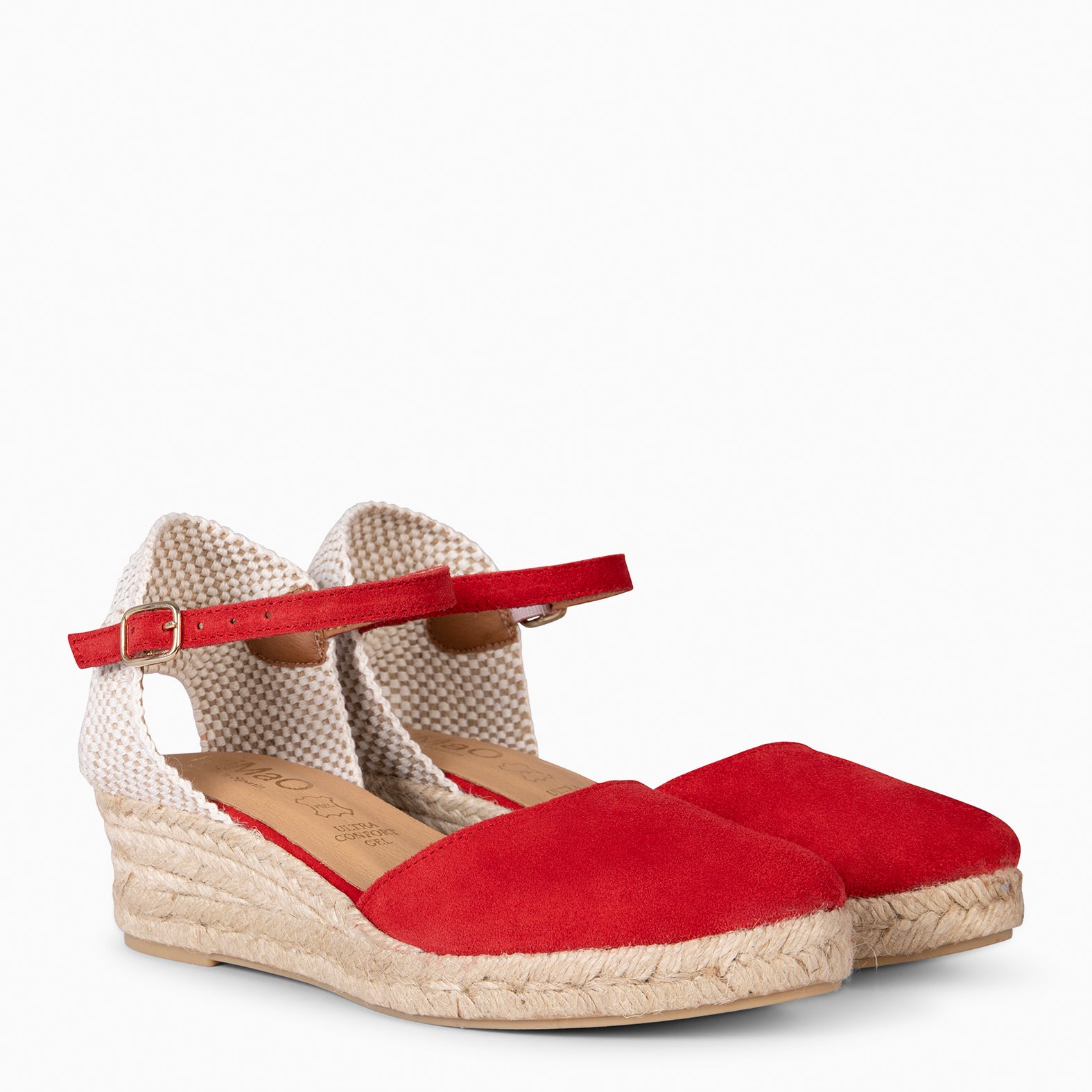 FORNELLS - Cuñas Bajas de Esparto ROJO