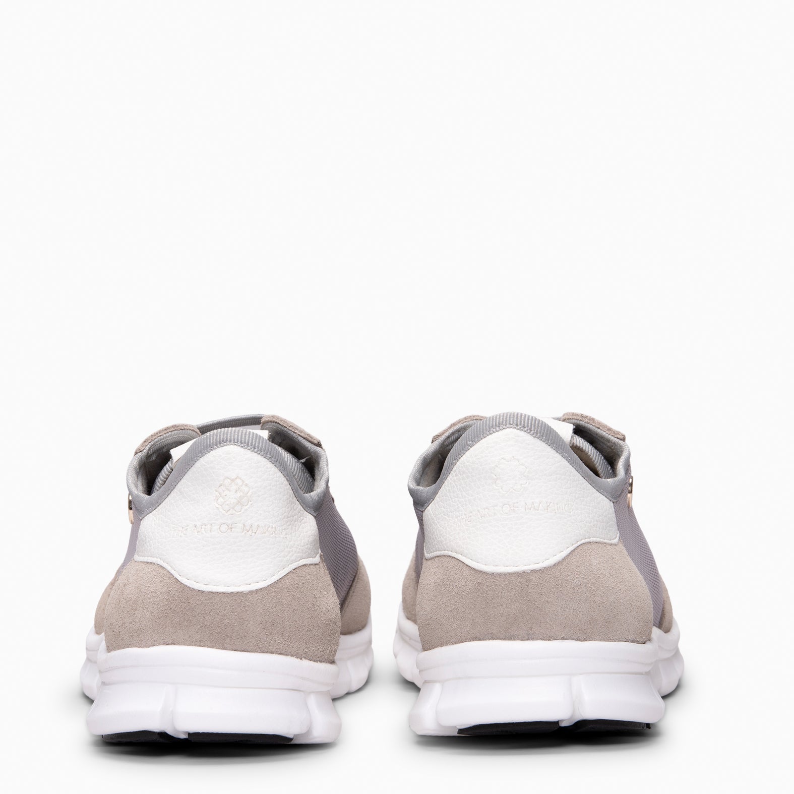 FÜSION 02 - GREY Multi-material women's sneakers