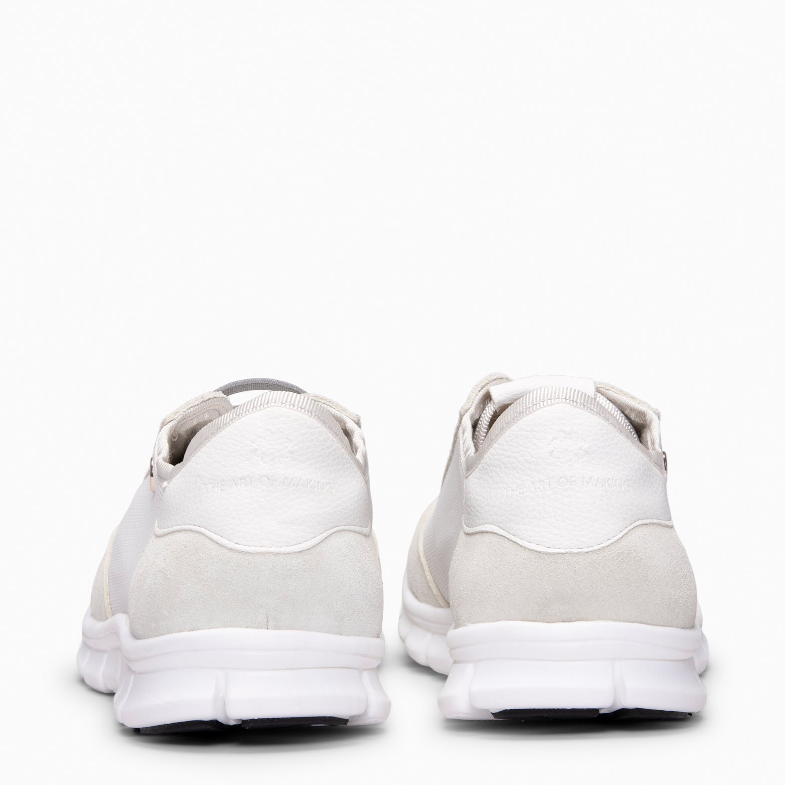 FÜSION 02 - BEIGE Multi-material women's sneakers