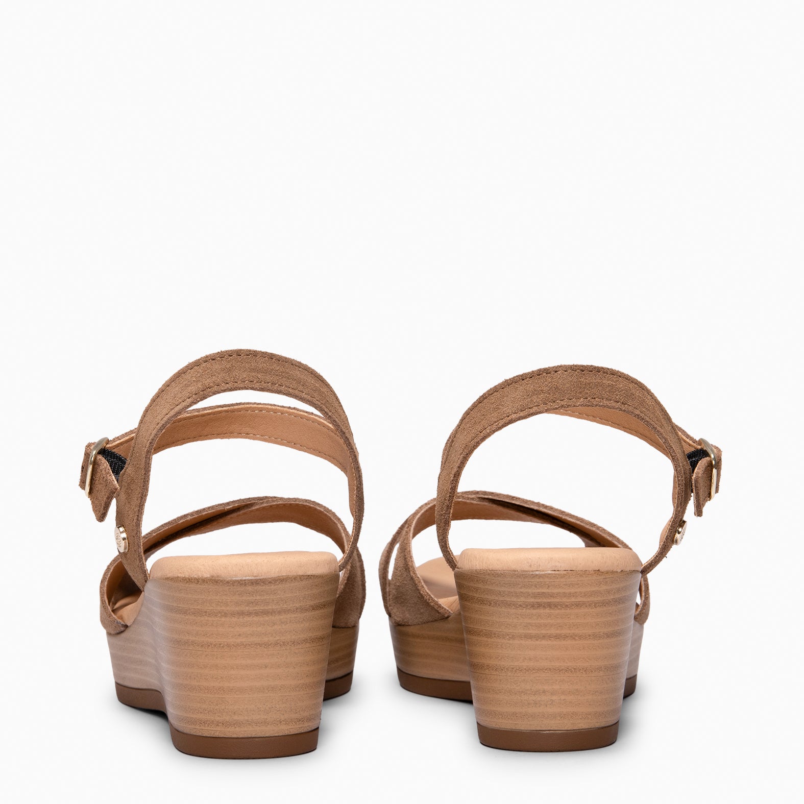 MAR - Cuñas Ligeras de tiras cruzadas TAUPE