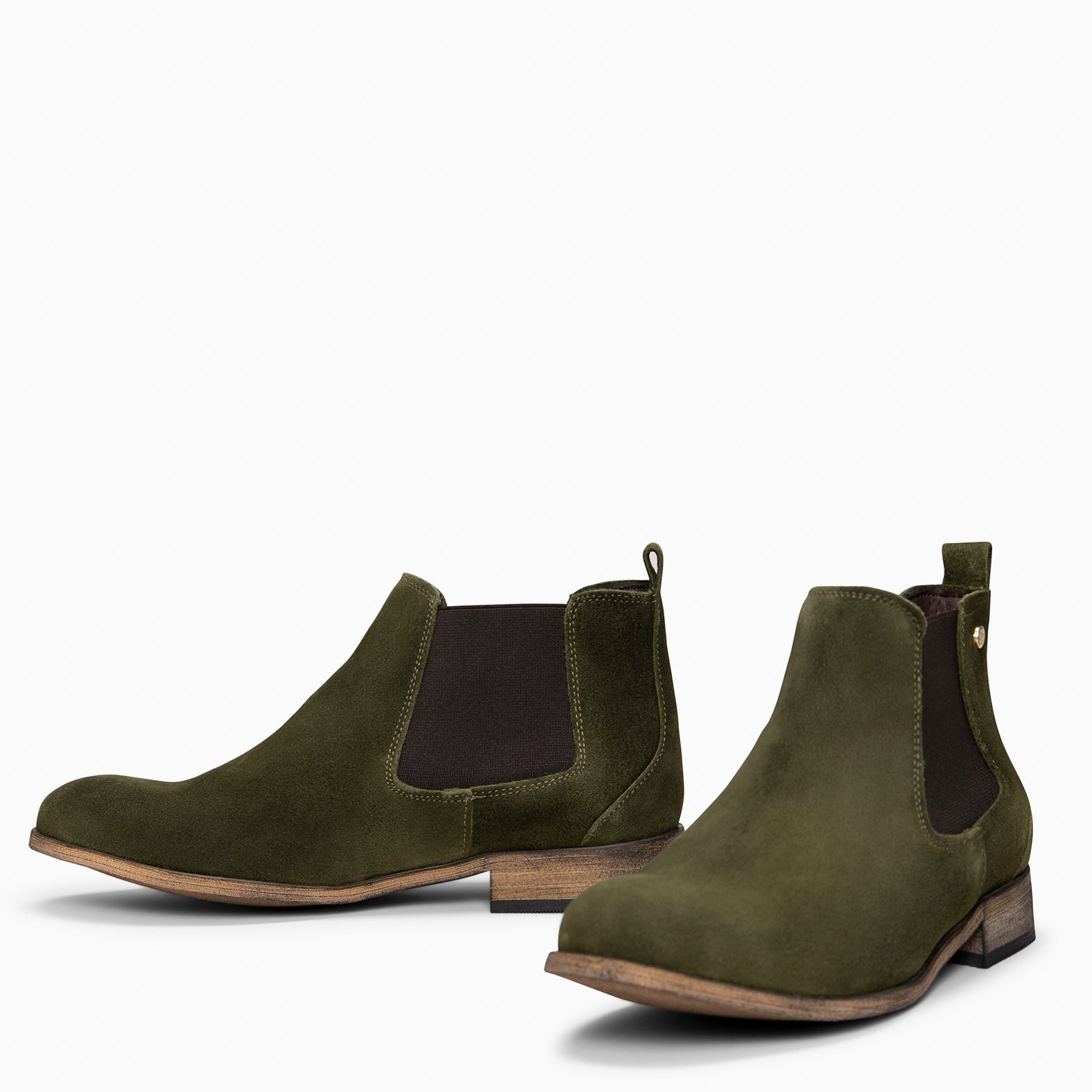 CLAIRE - Botín de serraje estilo Chelsea KAQUI