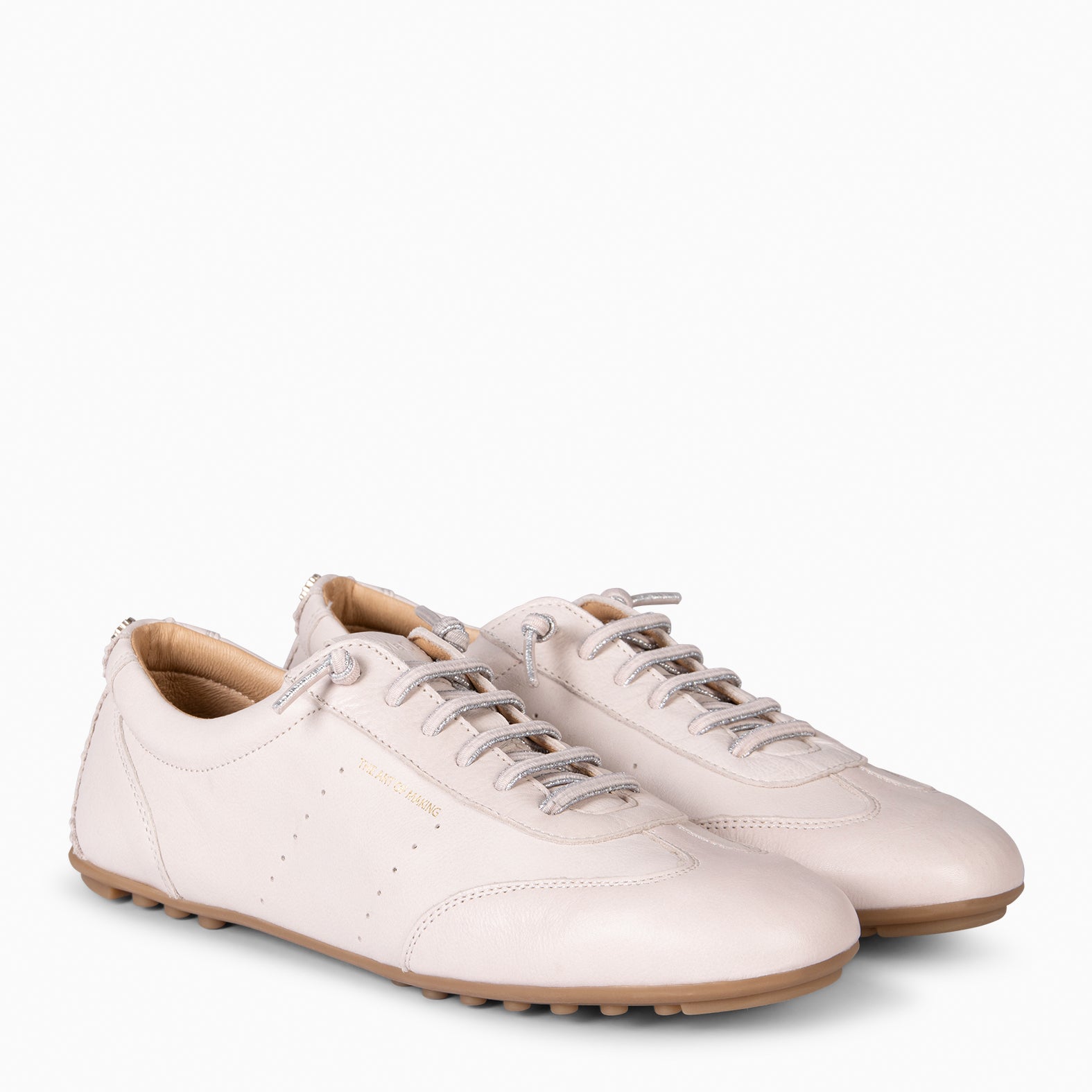 DUBLIN - NUDE WOMEN'S SNEAKERS IN NAPPA LEATHER