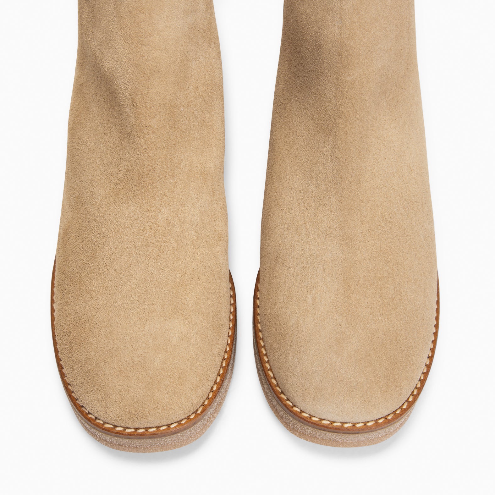 SWING - Botines casual de ante hidrófugo BEIGE