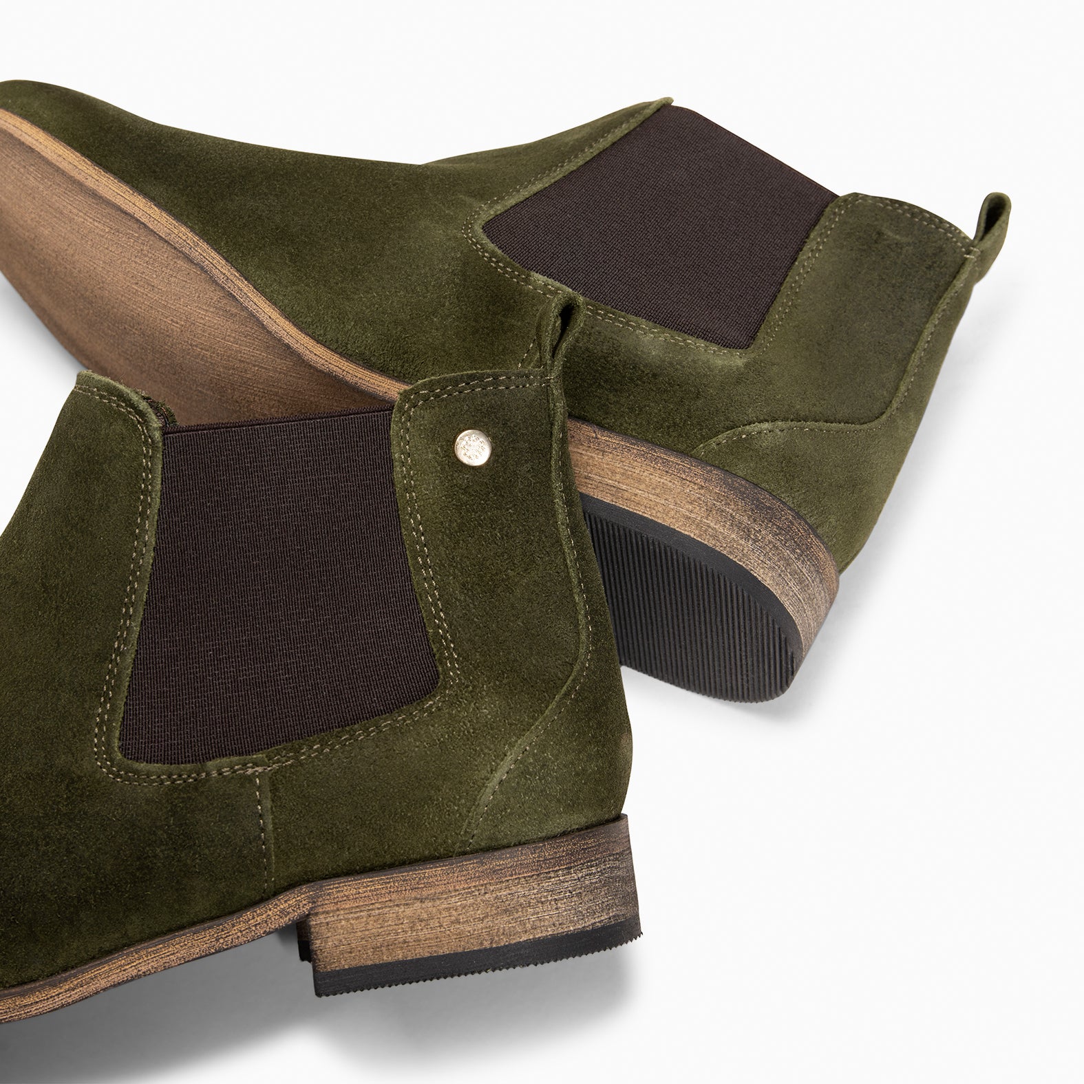 CLAIRE - Botín de serraje estilo Chelsea KAQUI