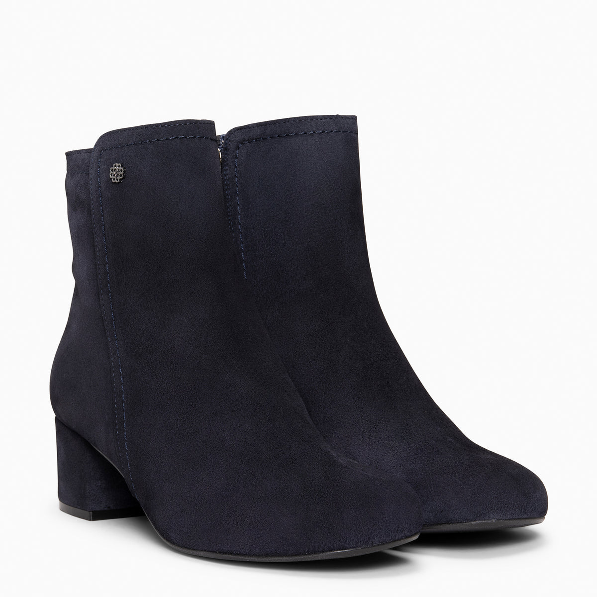 COLMAR - NAVY Elegant leather ankle boots