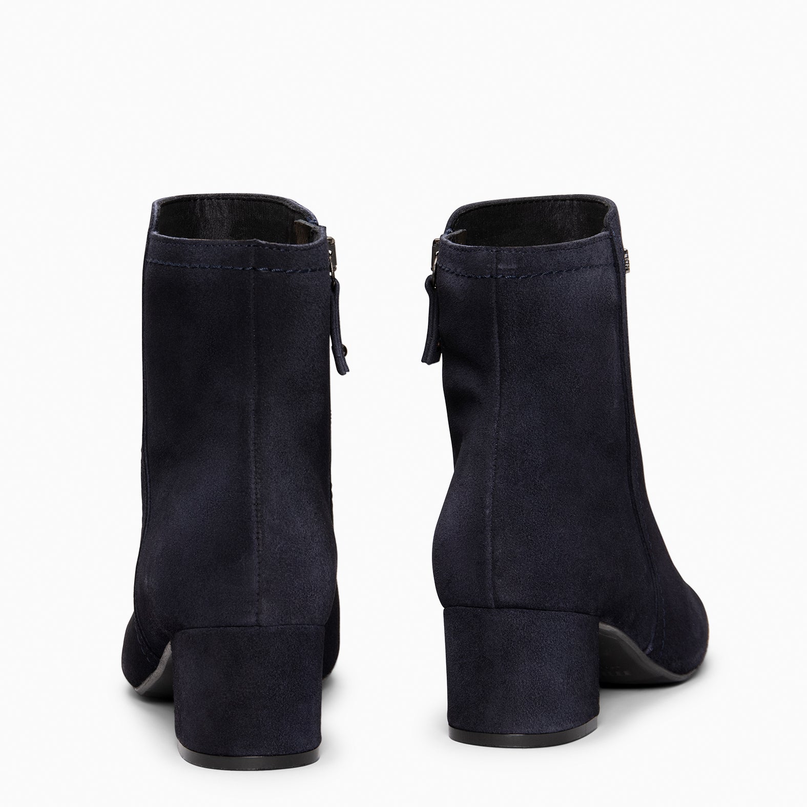 COLMAR - NAVY Elegant leather ankle boots