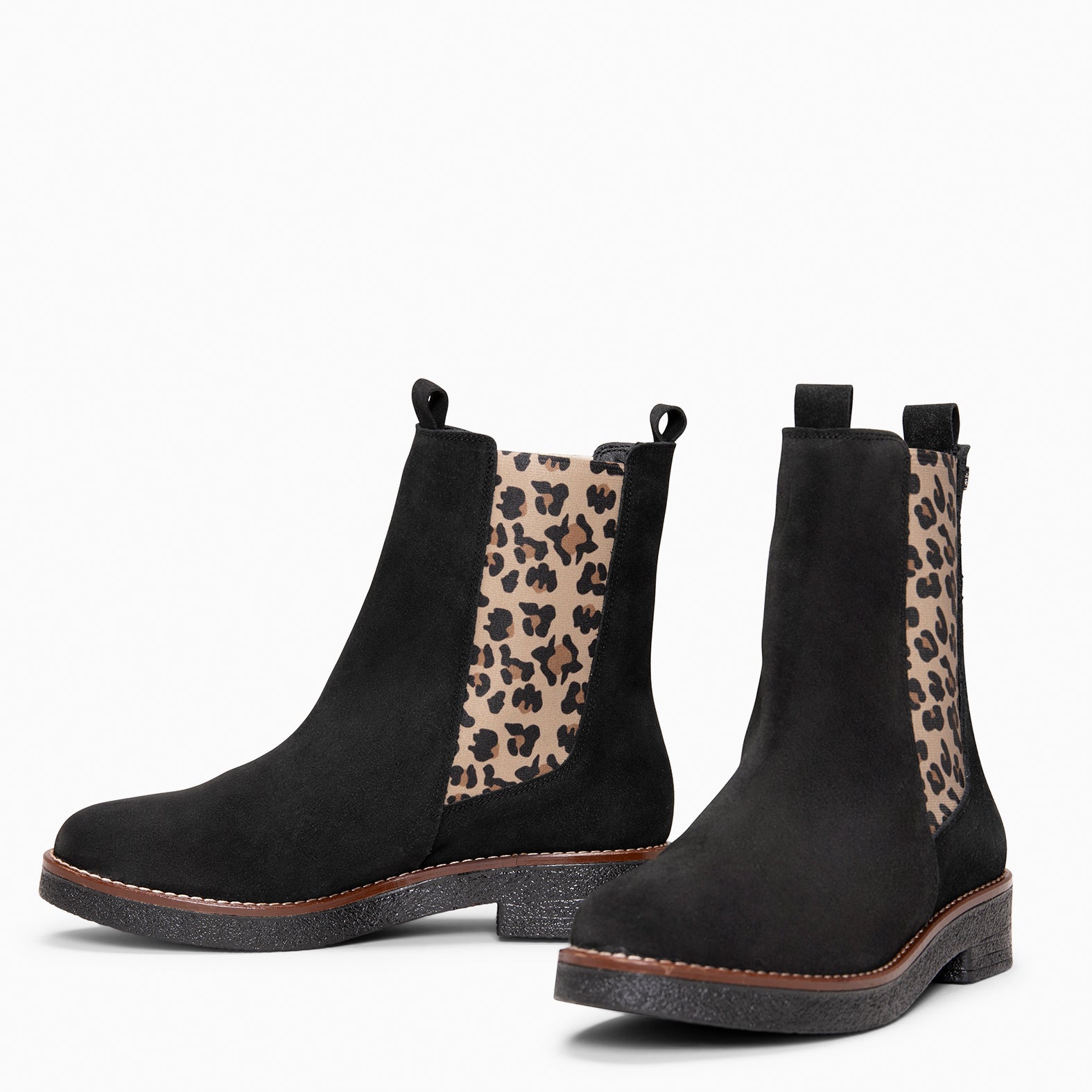 PORTLAND – BOTINS CHELSEA PRETO LEOPARDO