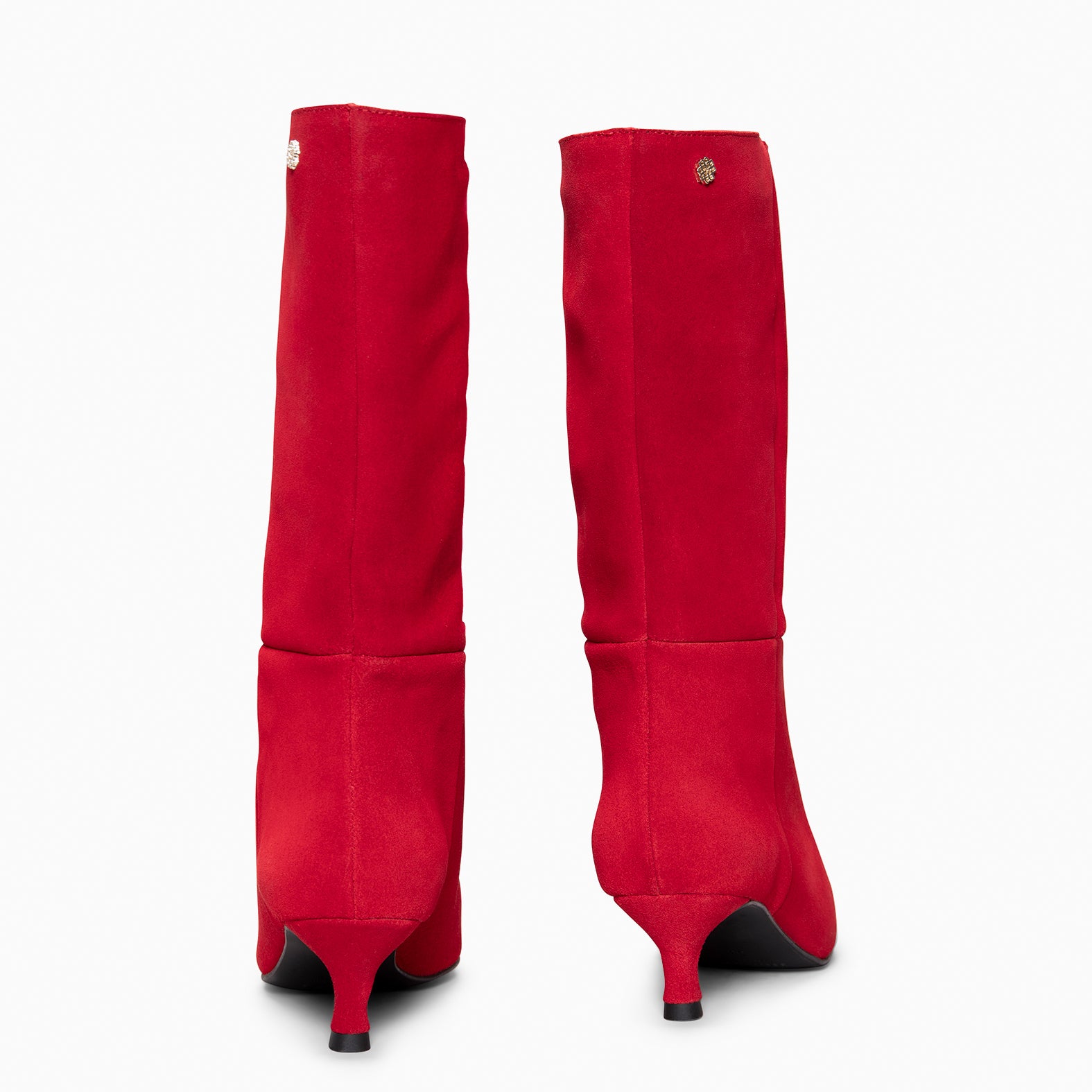 IMPERIAL - Botas con tacón kitten ROJO