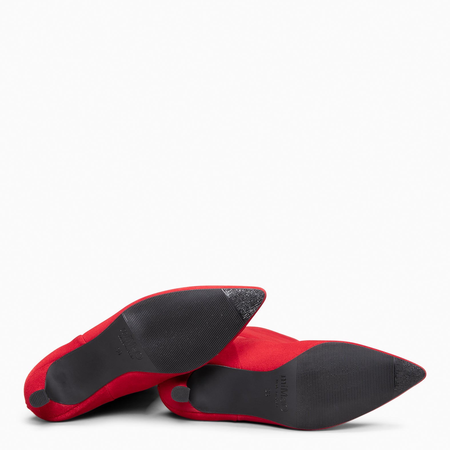 IMPERIAL - Botas con tacón kitten ROJO