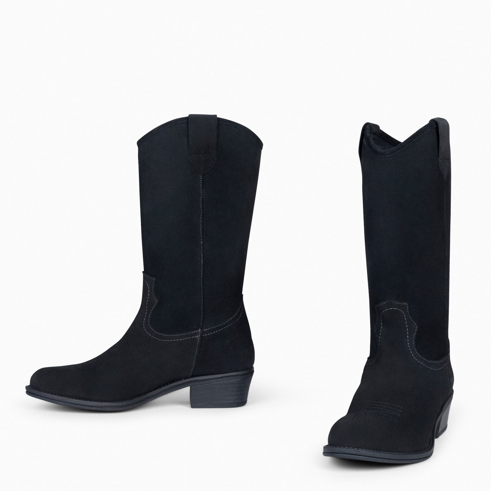 ONTARIO – BLACK Women Cowboy Boots
