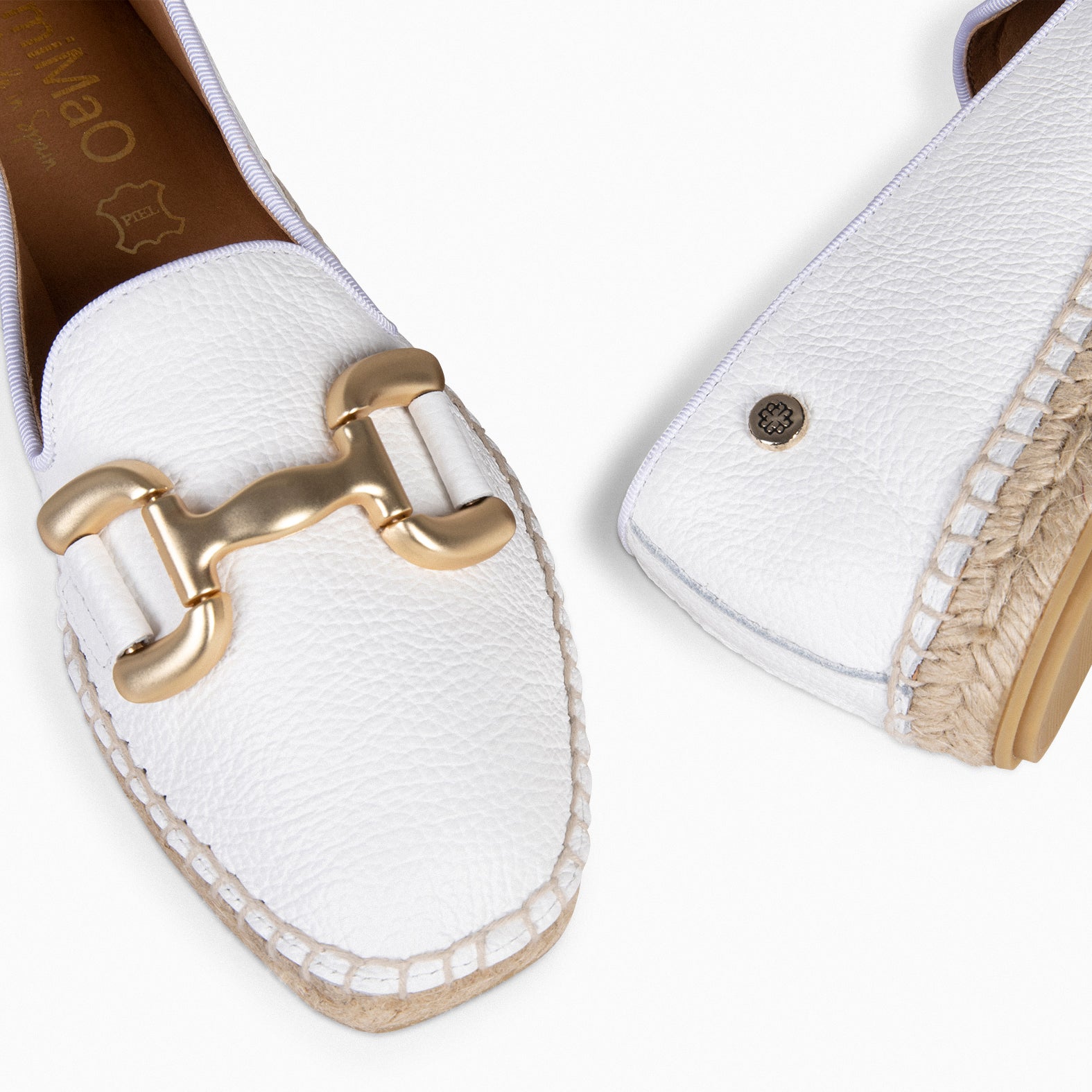 MERAYA - ALPARGATA ELEGANTE BLANCO