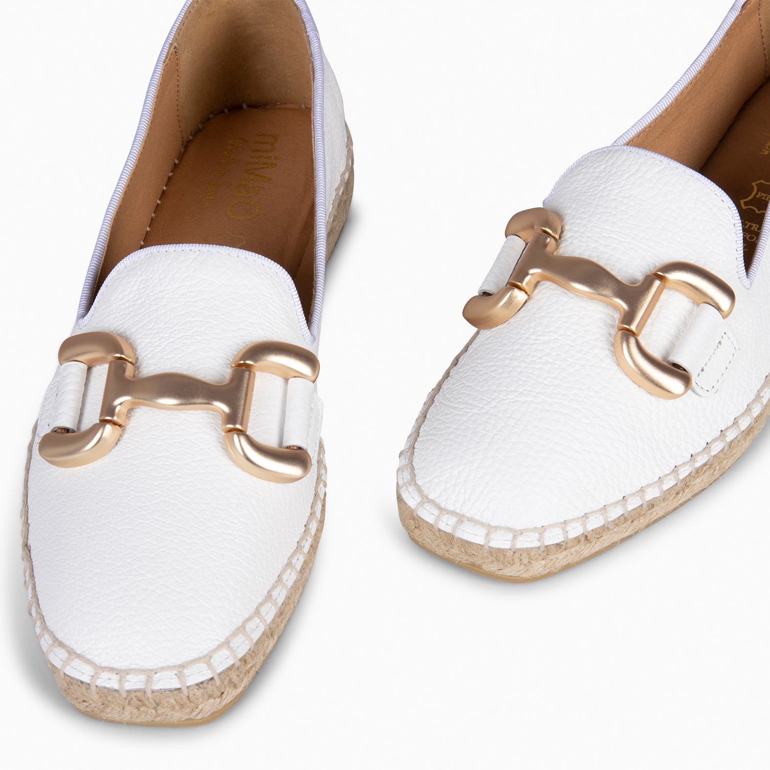 MERAYA – Alpargata elegante BRANCO