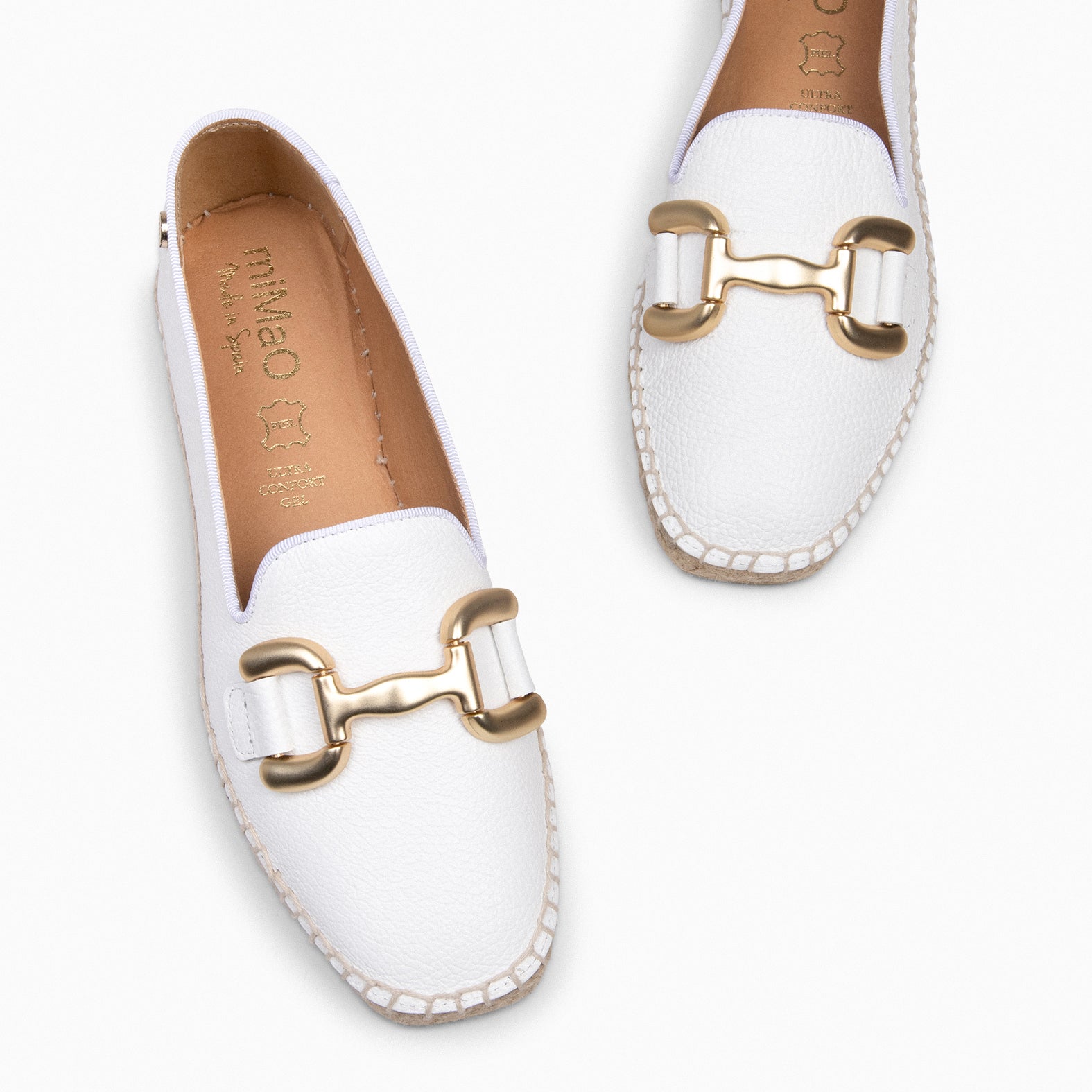 MERAYA - ALPARGATA ELEGANTE BLANCO