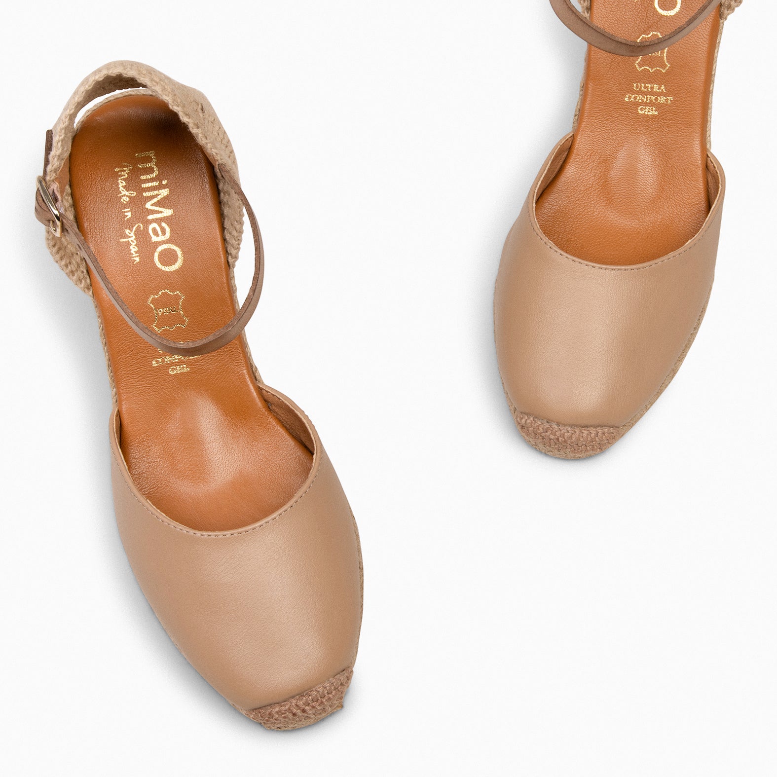 GIO - TAUPE WEDGE ESPADRILLES