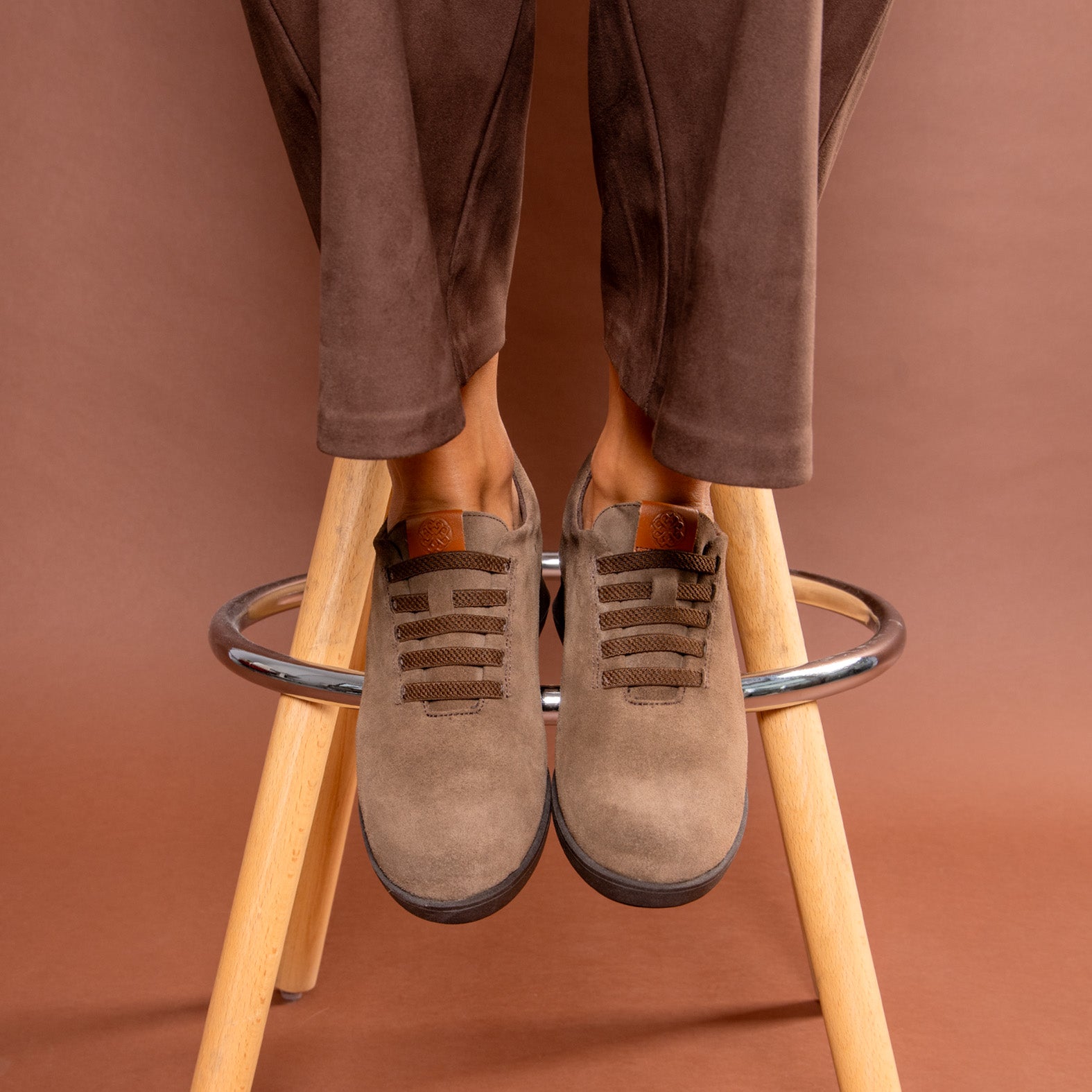 FLY - BURGUNDY sneaker wedge