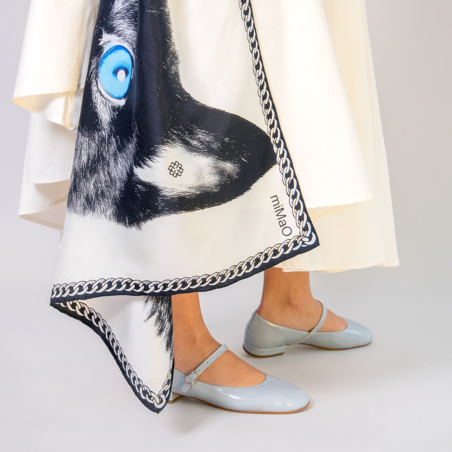 ONIX - 100% natural silk scarf