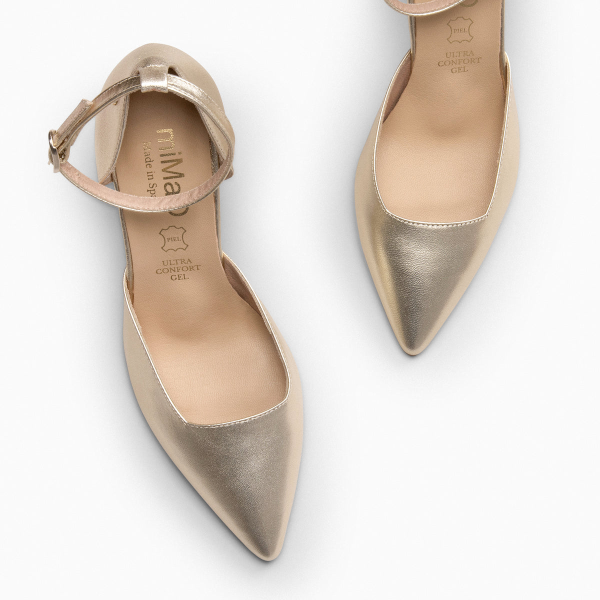 AINHOA – GOLDEN elegant heels