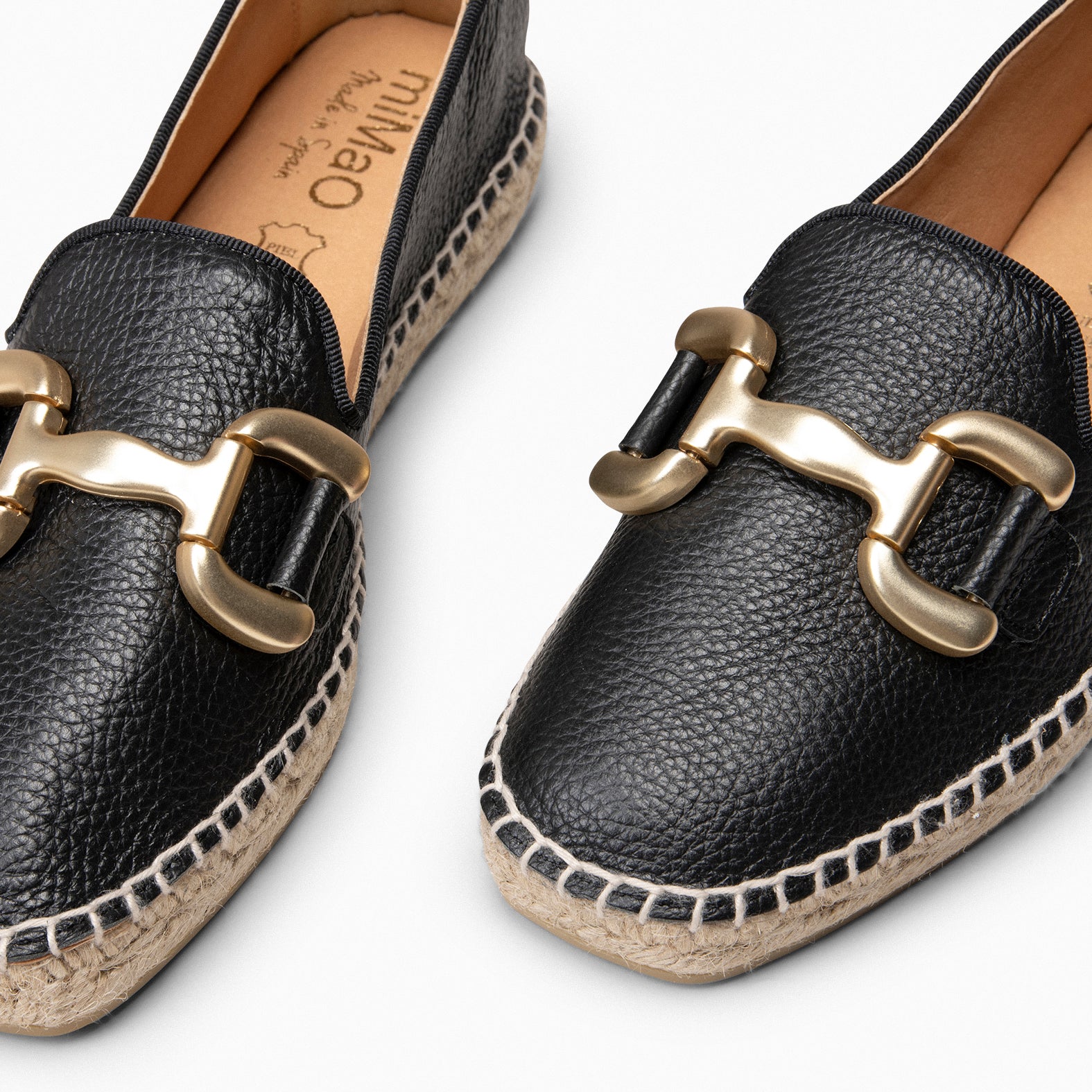 MERAYA - BLACK ELEGANT ESPADRILLES