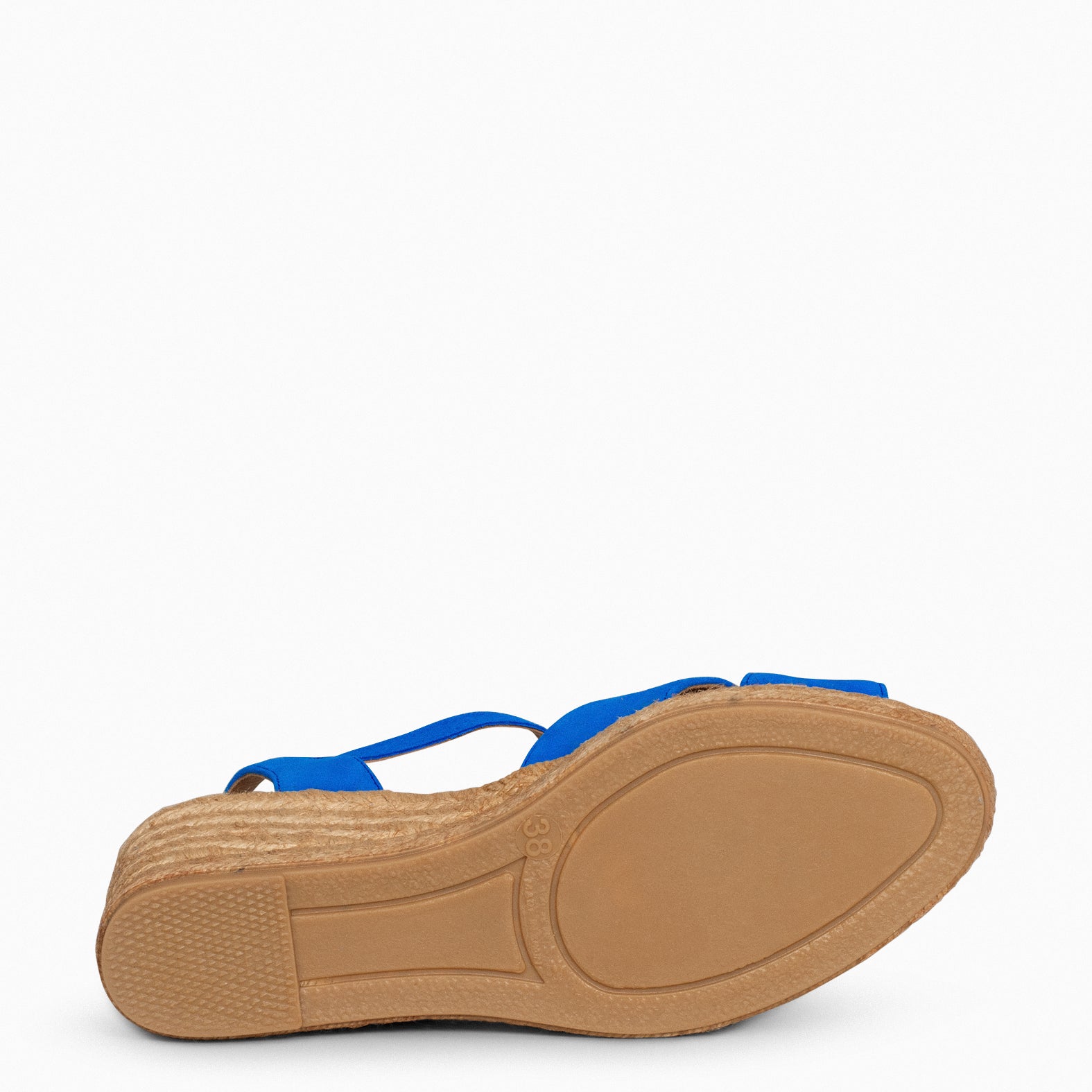 CALPE - ELECTRIC BLUE SUEDE LEATHER ESPADRILLE