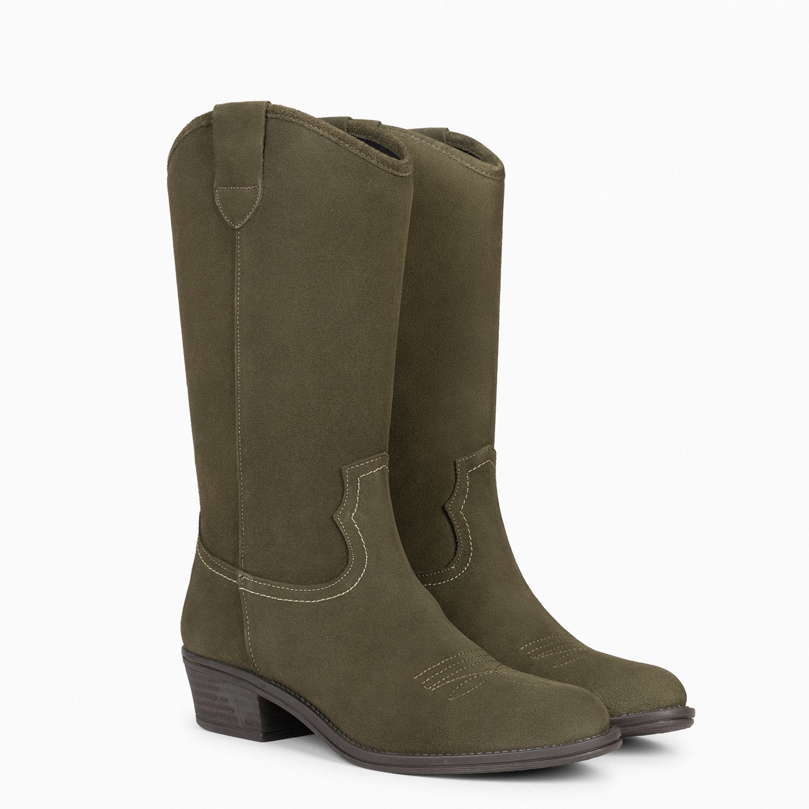 ONTARIO - Botas Cowboy para mujer KAKI