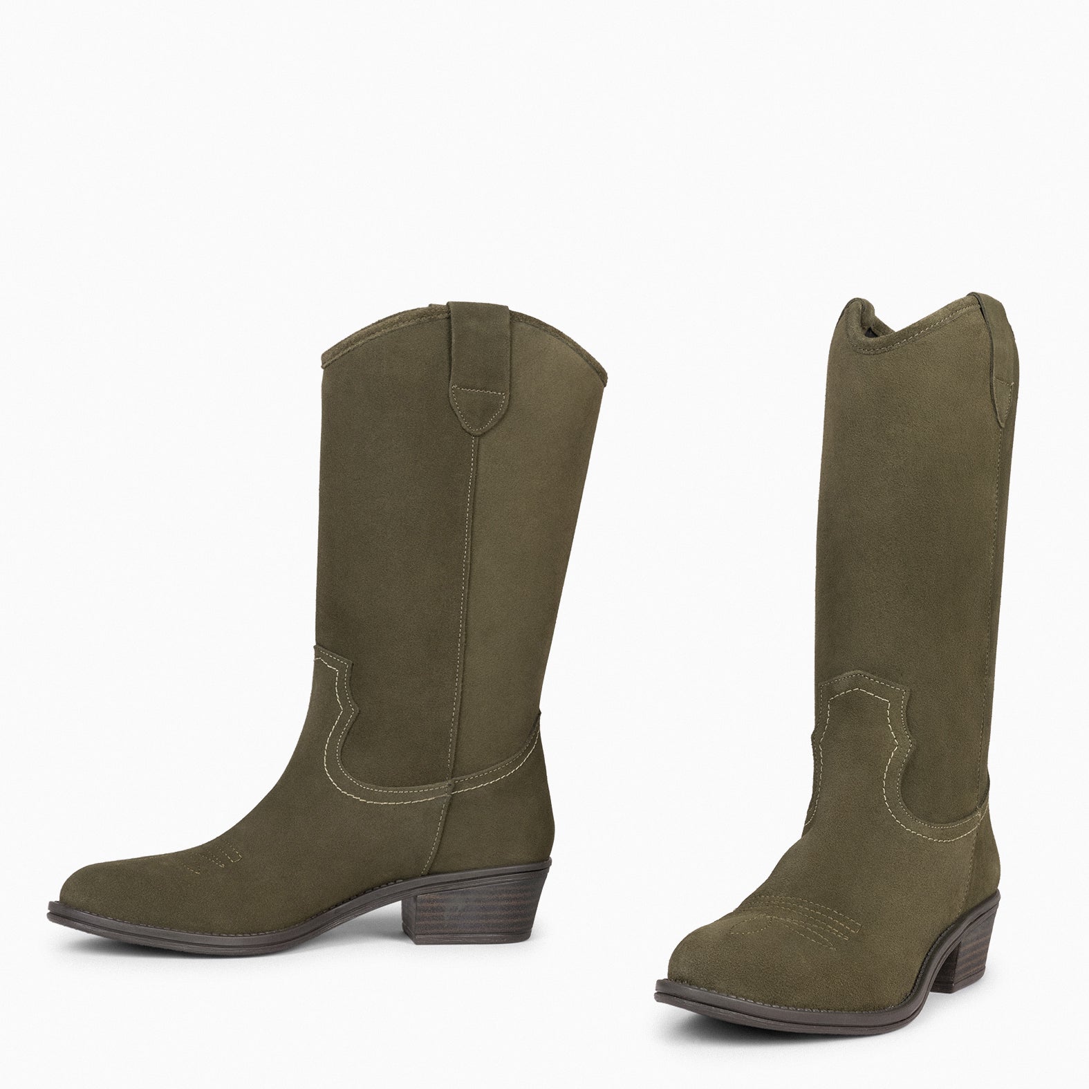 ONTARIO - Botas Cowboy para mujer KAKI