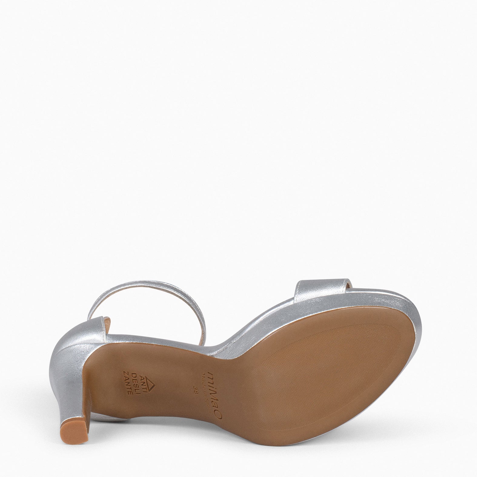 PARTY - SILVER HIGH-HEELED PLATFORM SANDALS