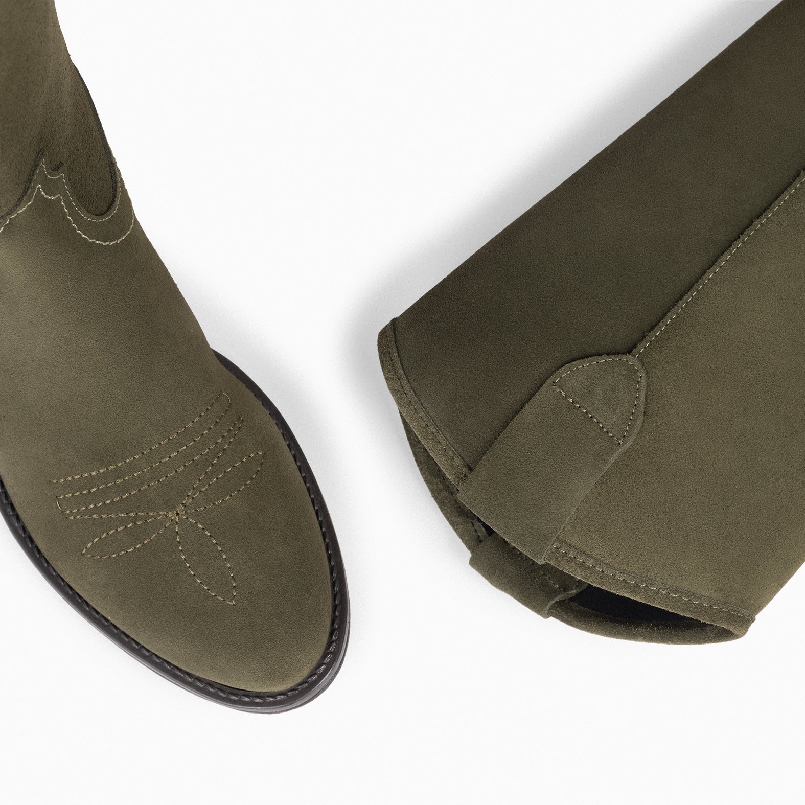 ONTARIO - Botas Cowboy para mujer KAKI