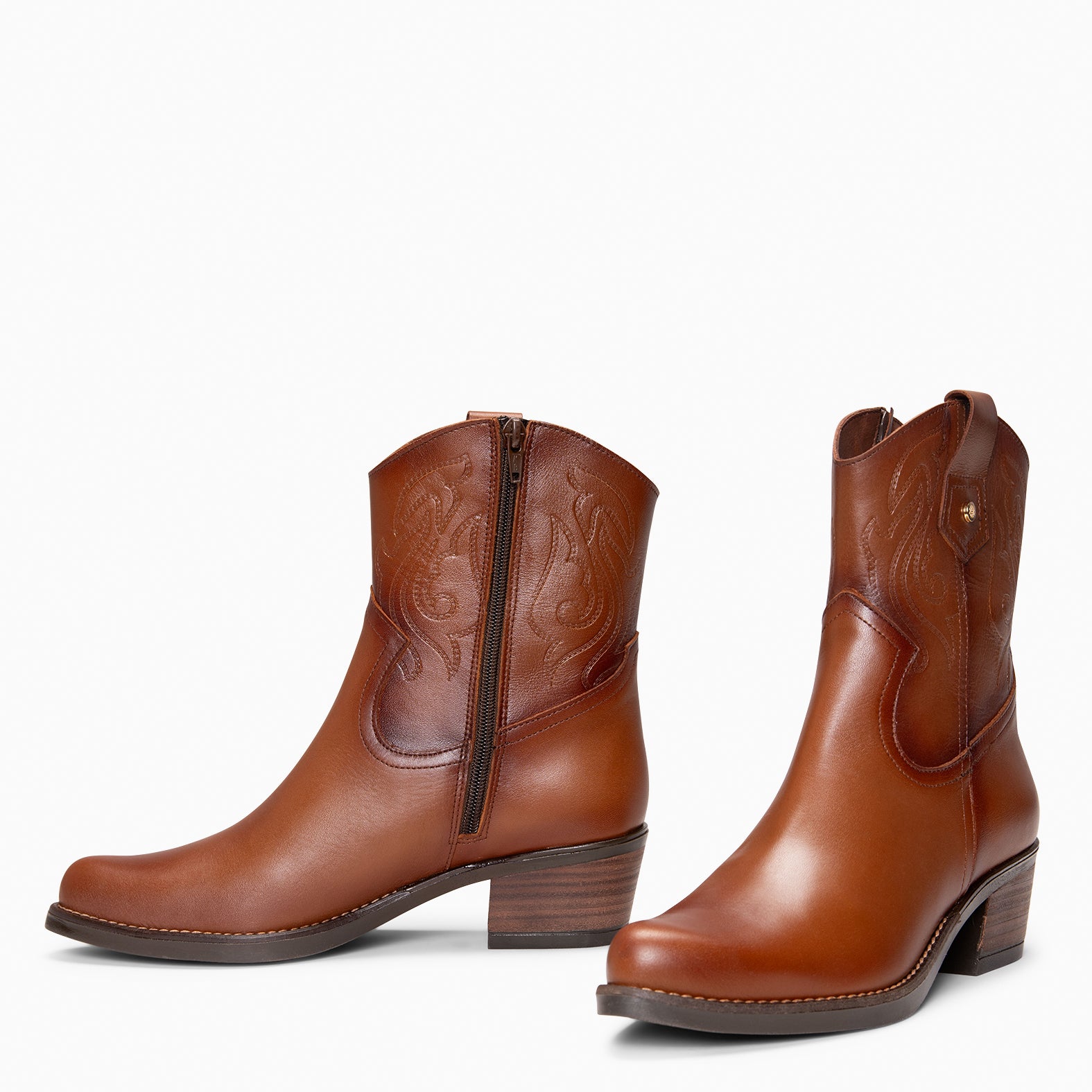 CRYRUS – BROWN Cowboy boots