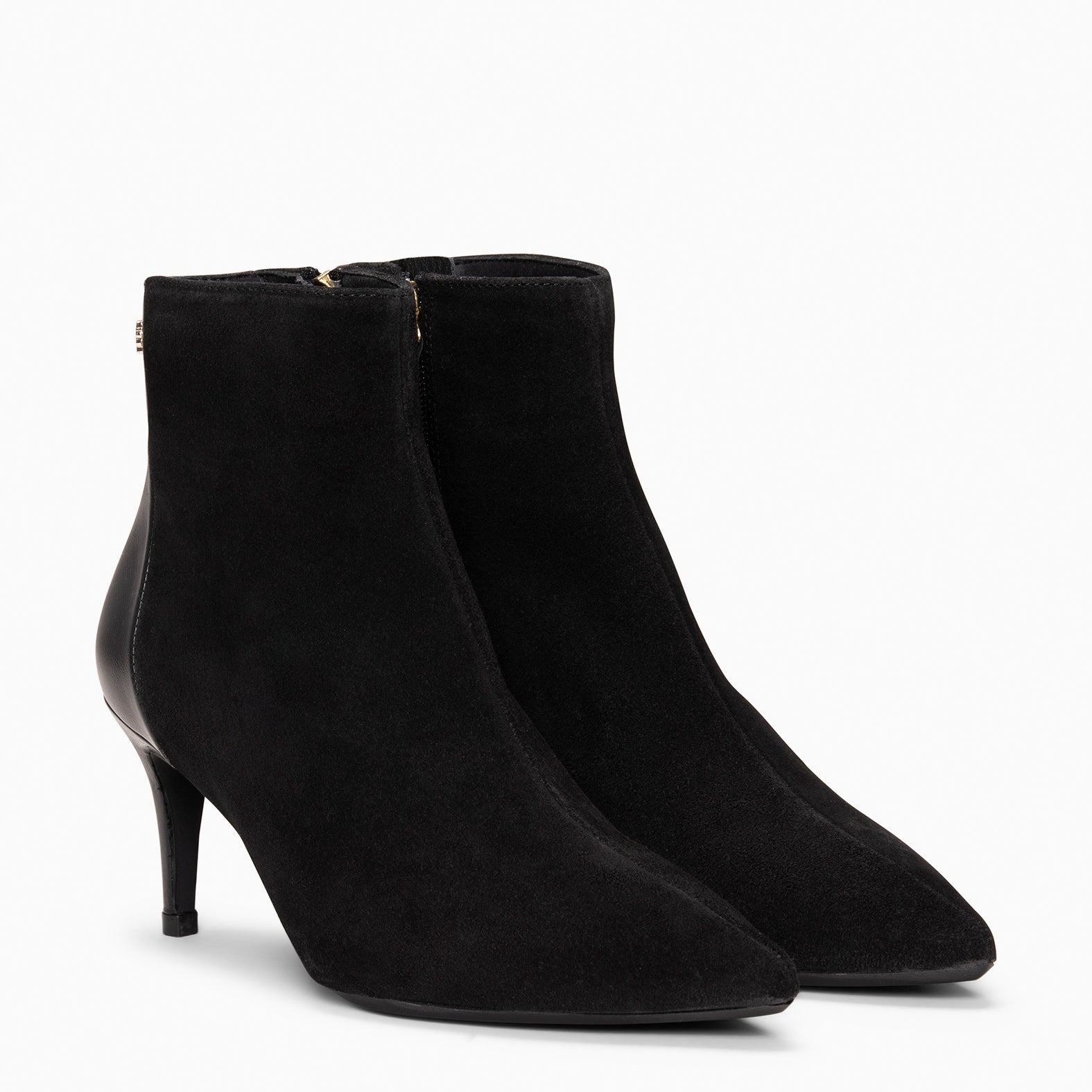 NIGHT - Botines elegantes de tacón fino NEGRO