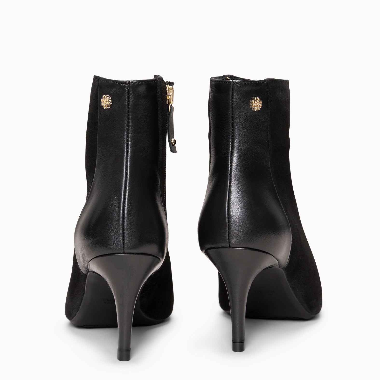 NIGHT - Botines elegantes de tacón fino NEGRO