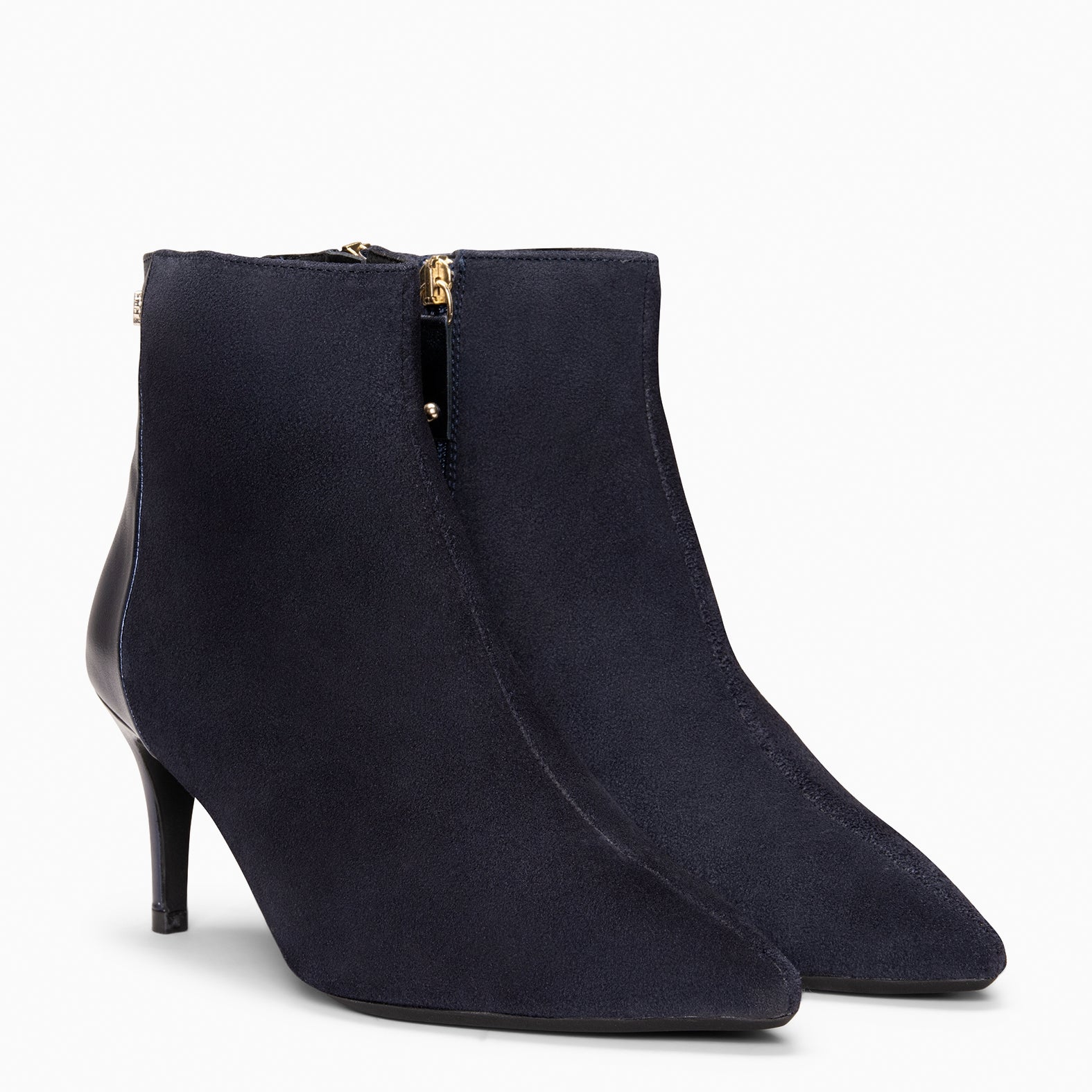 NIGHT - Botines elegantes de tacón fino MARINO