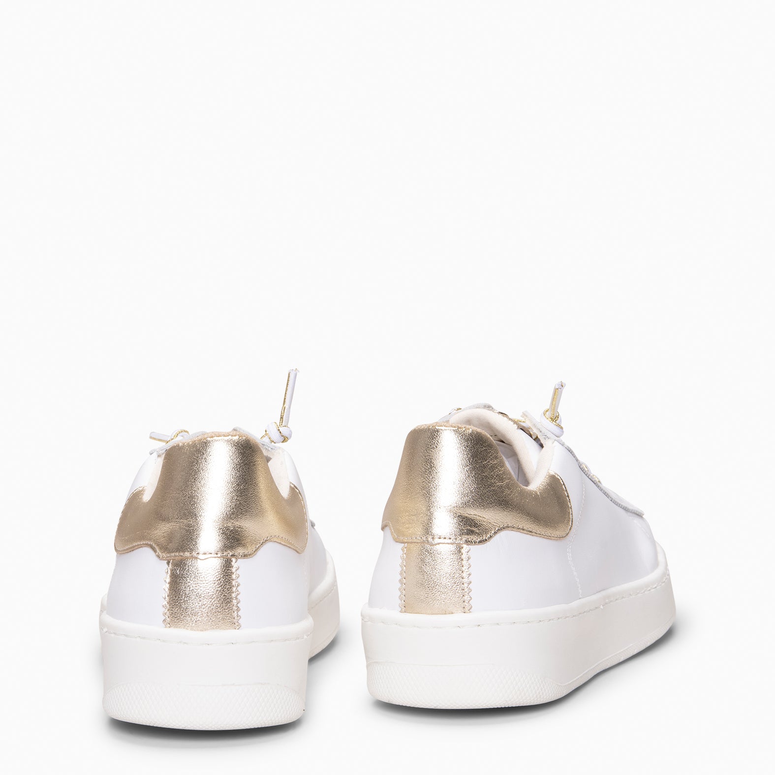 NANTES - Zapatillas Elegantes BLANCO ORO