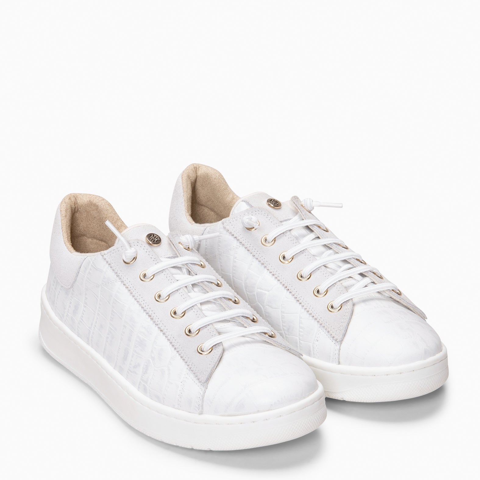 NANTES - Zapatillas Elegantes BLANCO COCO