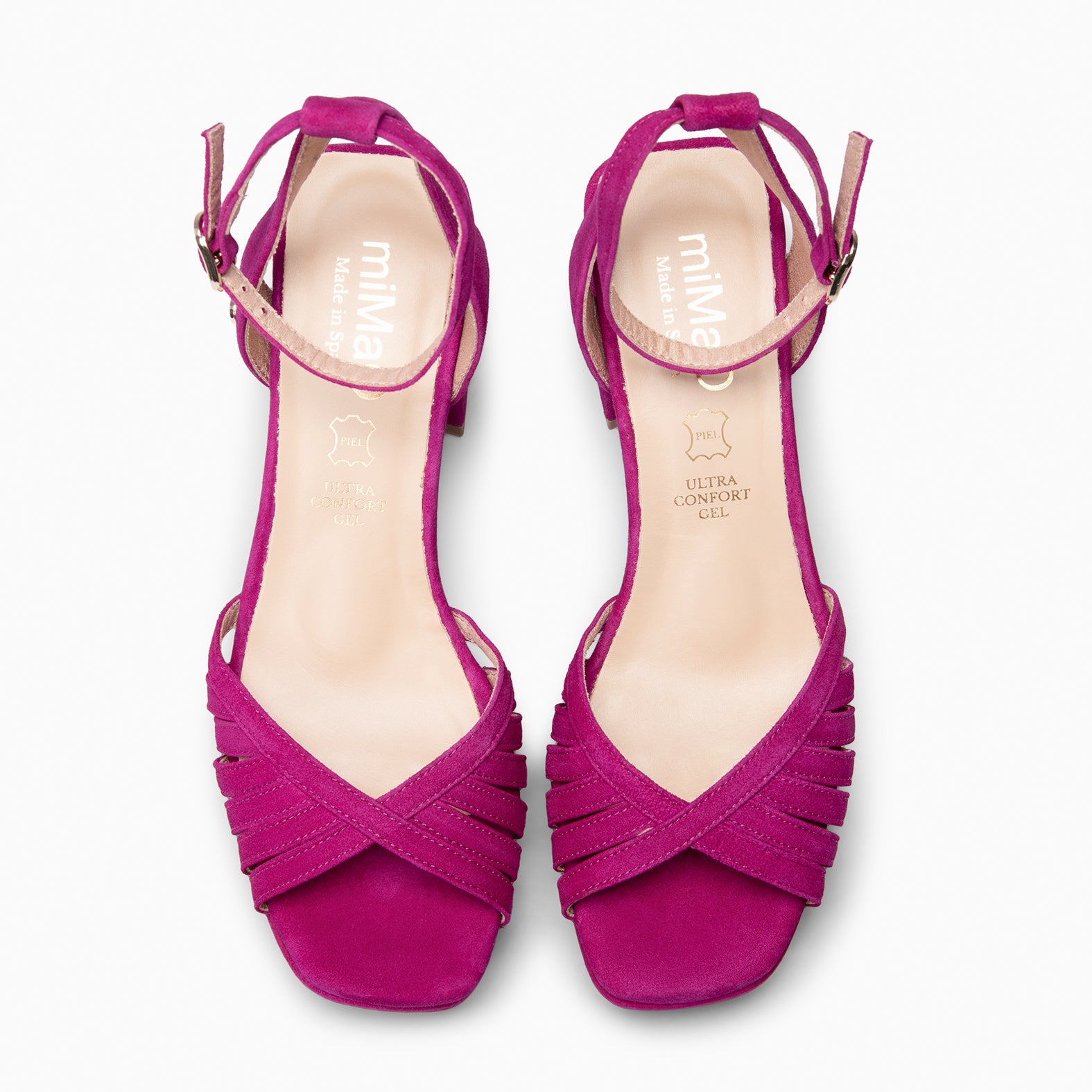 CRISTEL - SANDALIAS ELEGANTES DE TACÓN DE VESTIR BUGANVILLA