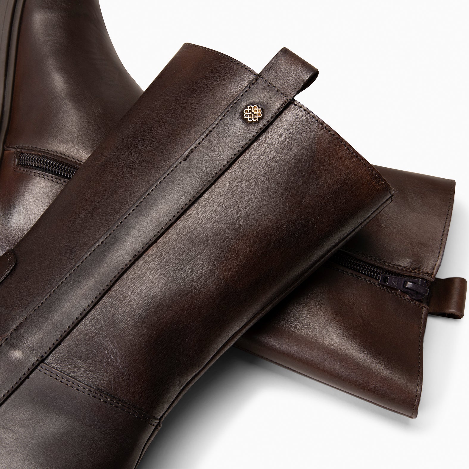 VENUS - Botines de caña alta MARRON