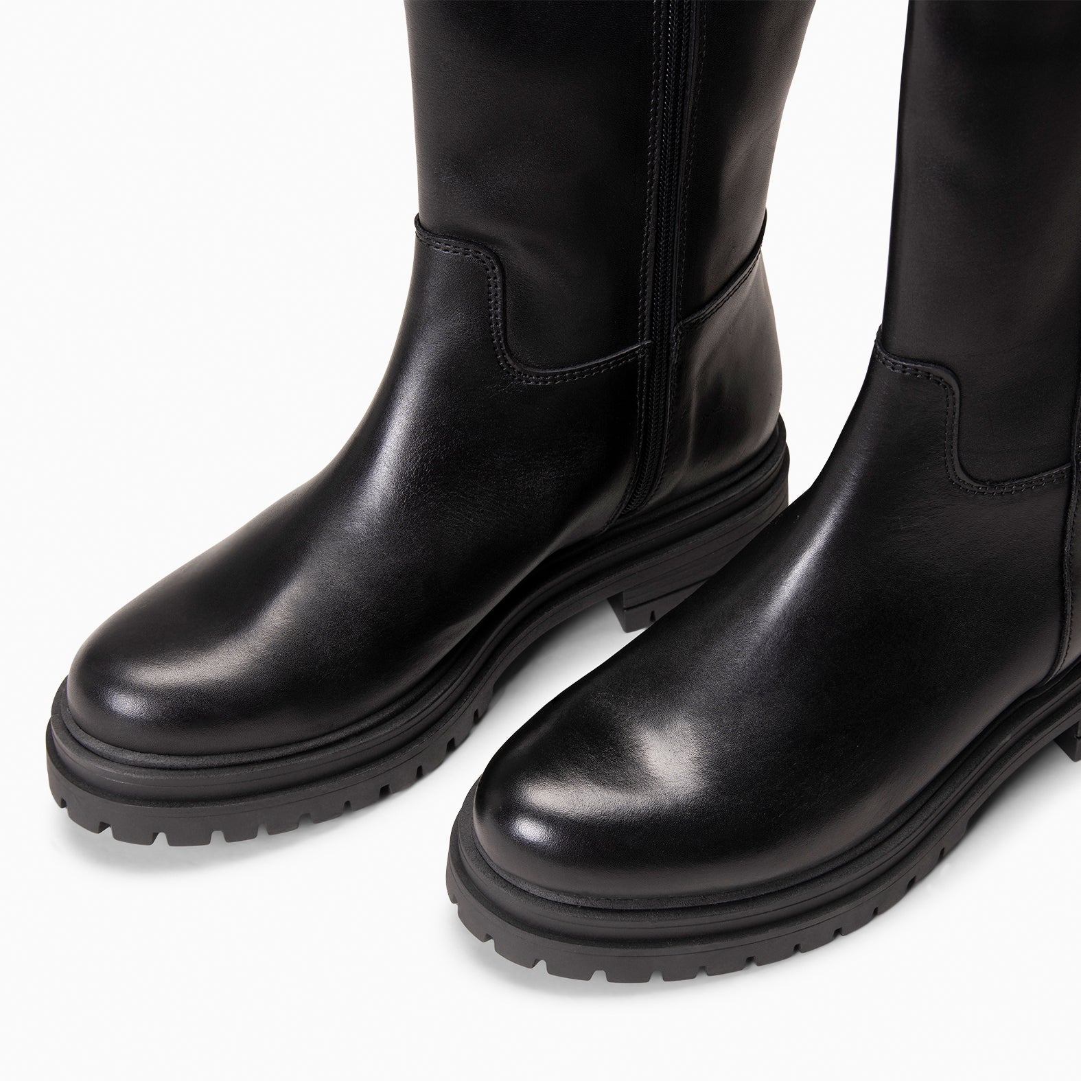 VENUS - Botines de caña alta NEGRO