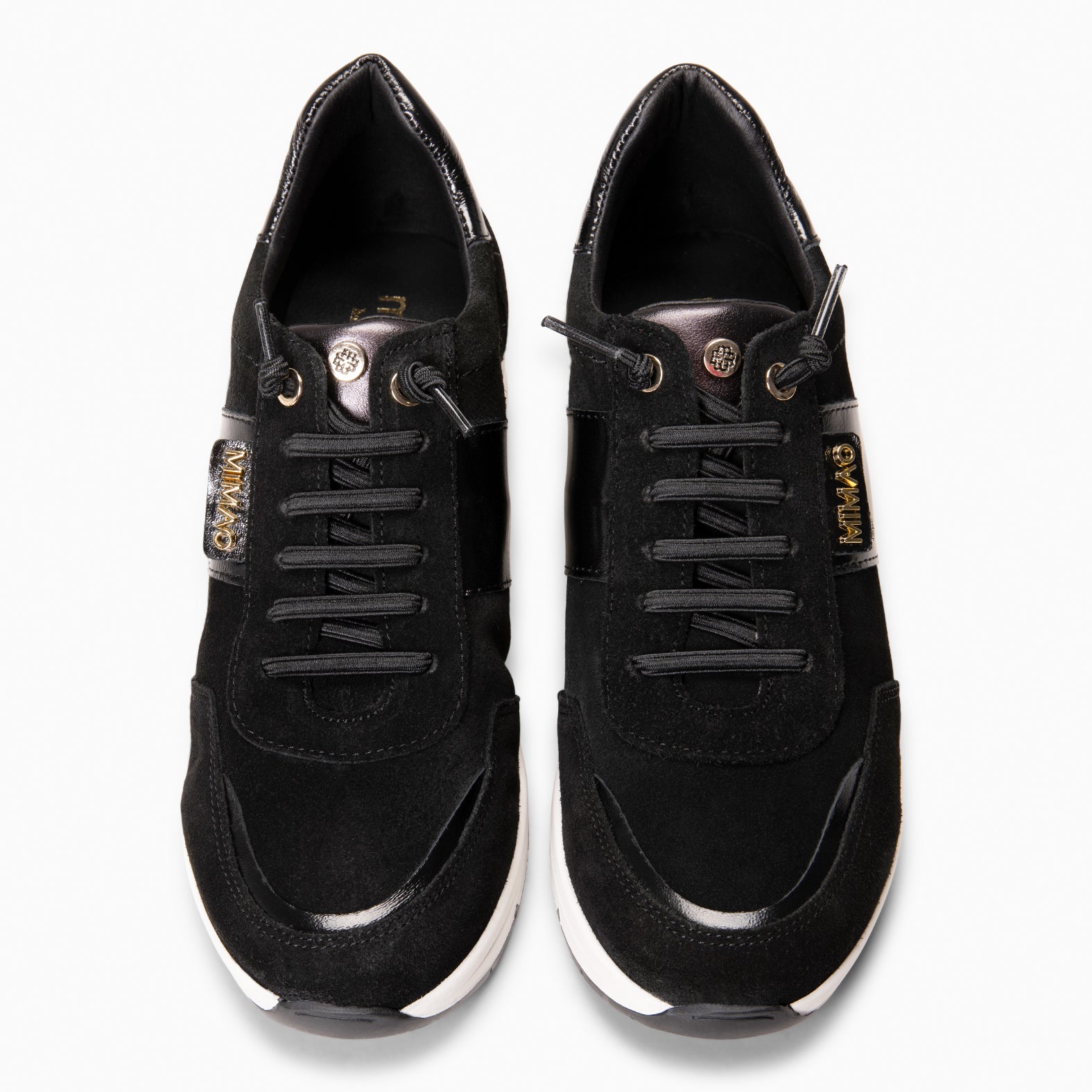PAU - BLACK Wedge sneakers
