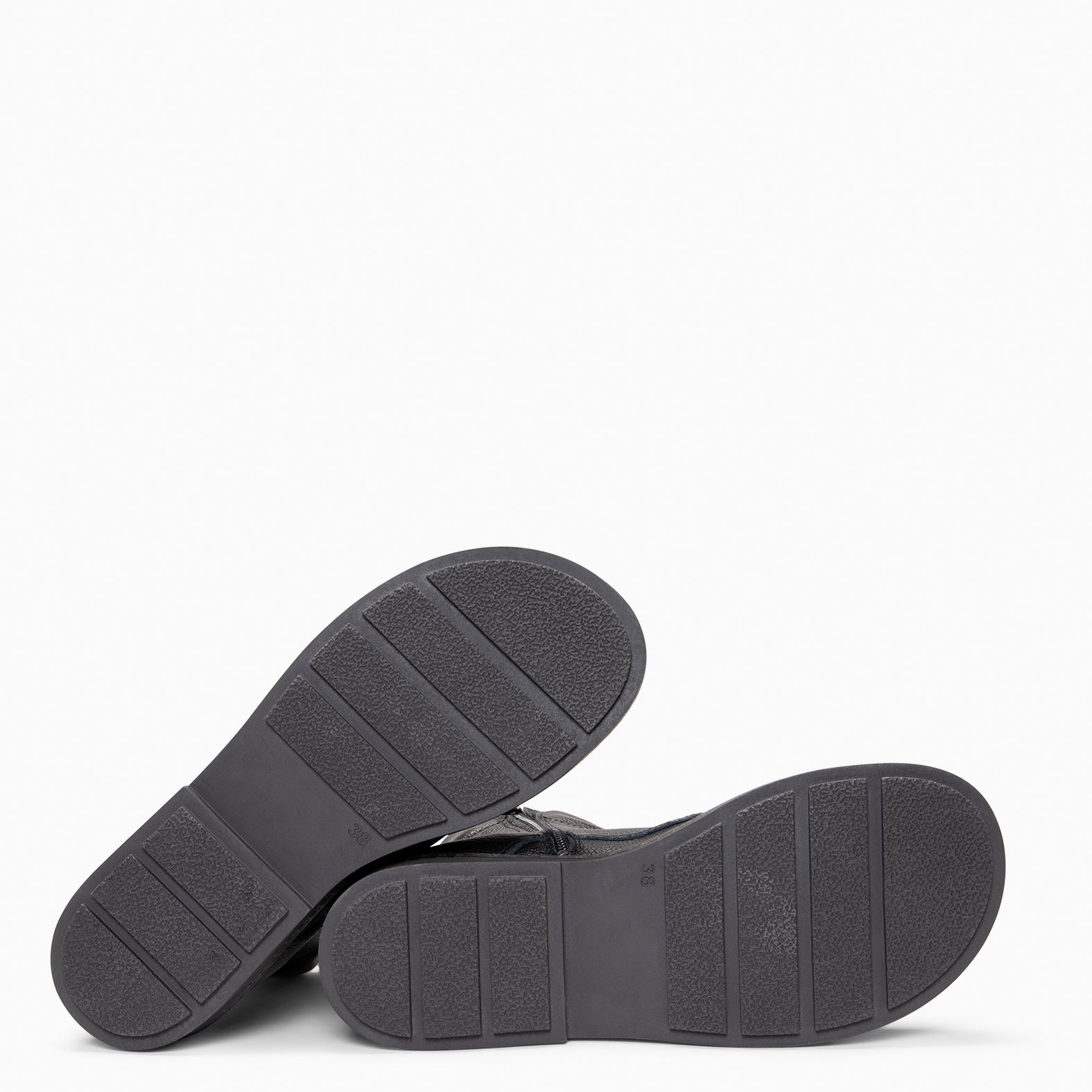 ALFA - Botines con cordones NEGRO