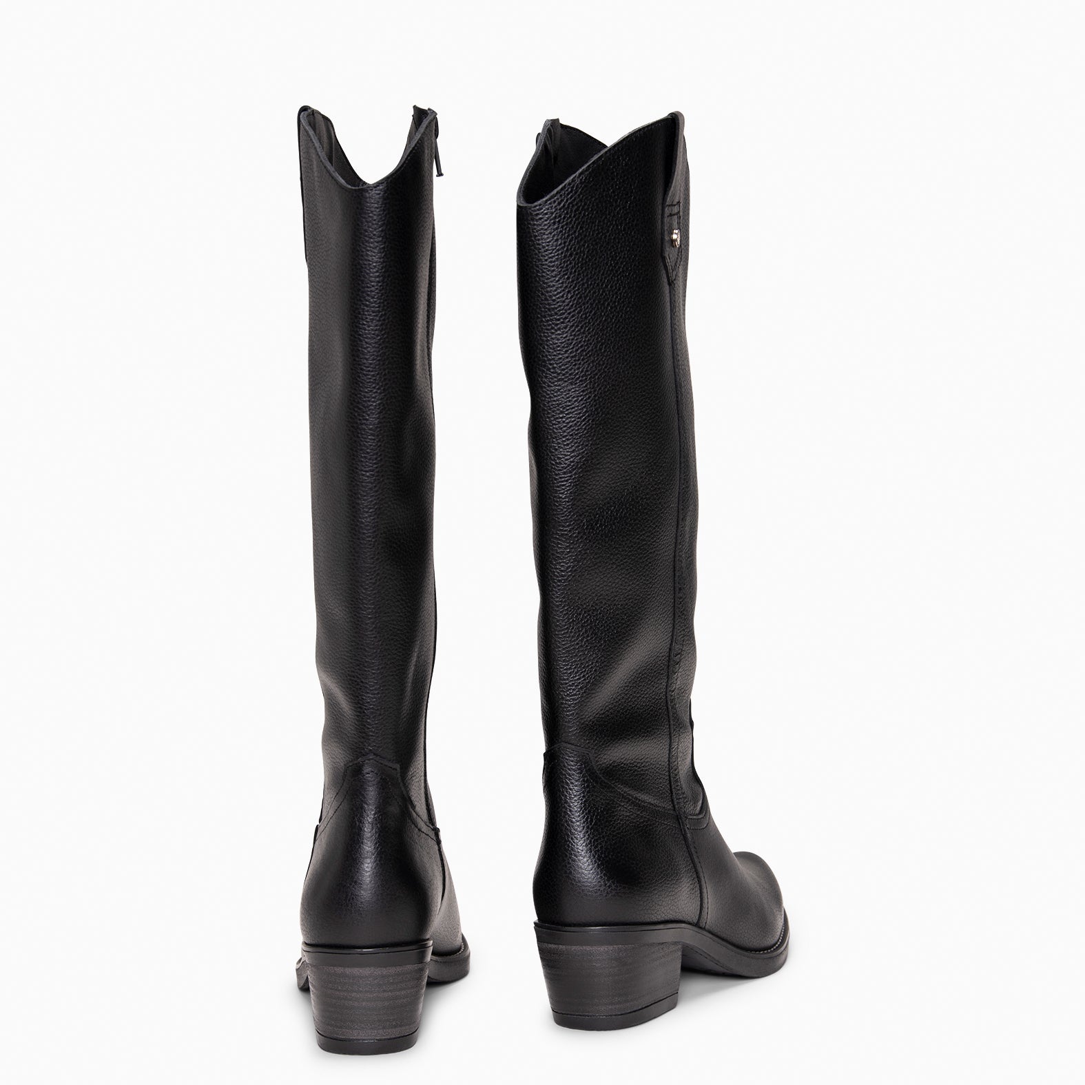 VALLEY - Botas altas de tacón NEGRO