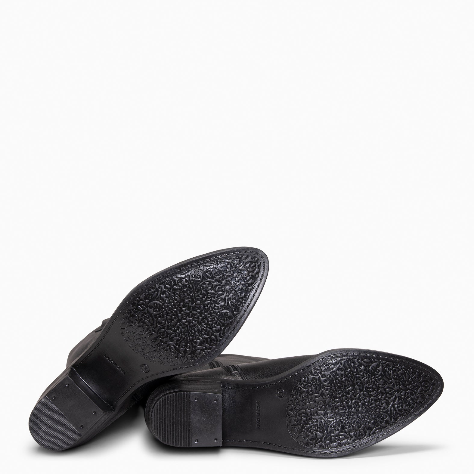 VALLEY - Botas altas de tacón NEGRO