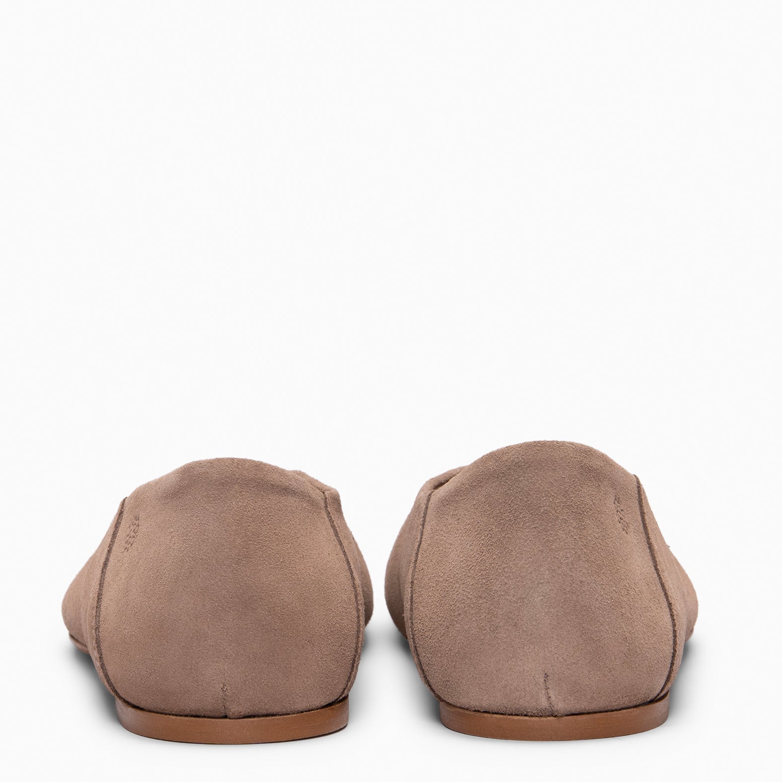 BOREAL - BROWN Studs ballerinas