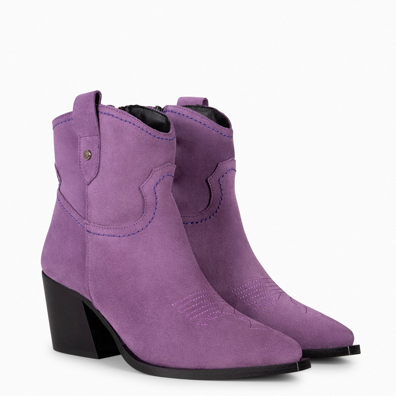COLORADO - Bottines cowboy pour femme VIOLET