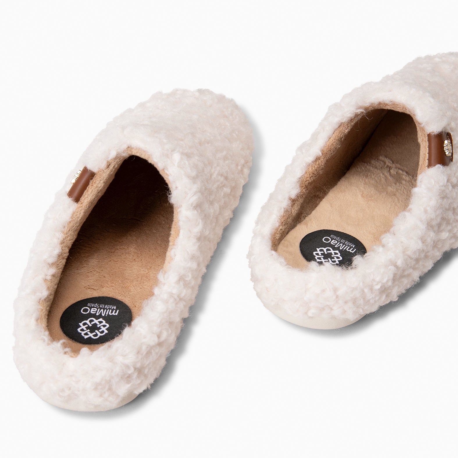 KOMFY DREAMS - Zapatillas de estar por casa ultra suaves CRUDO