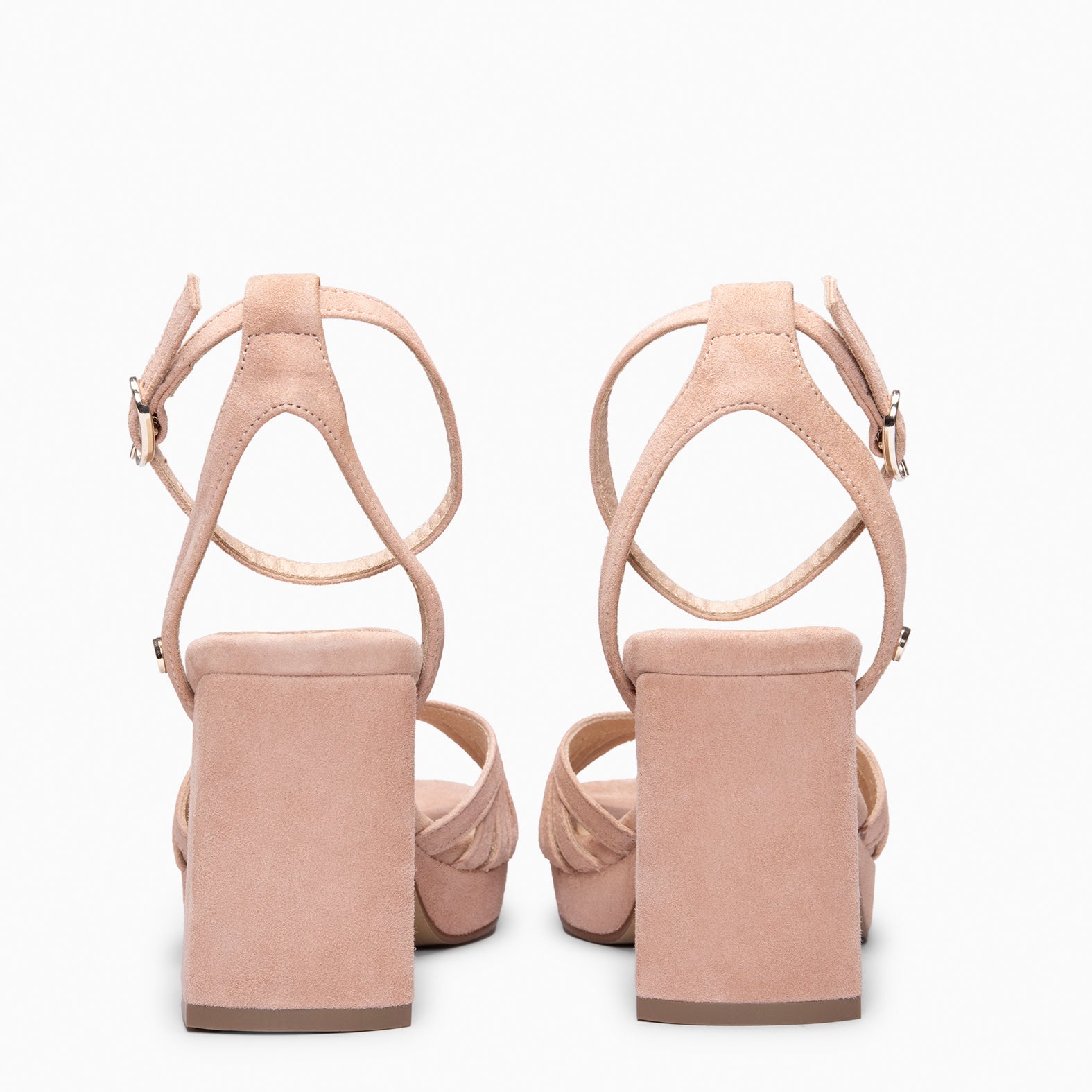 CRISTEL - PINK ELEGANT WOMEN'S HEELED SANDALS